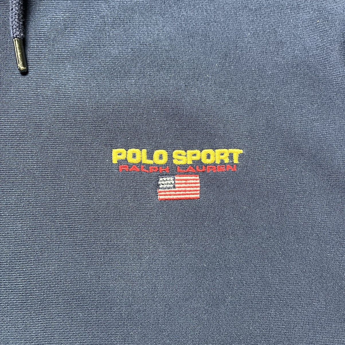 Polo Ralph Lauren Vintage Polo Sport Ralph Lauren Zip Hoodie Streetwear Y2K Size US XXL / EU 58 / 5 - 3 Thumbnail