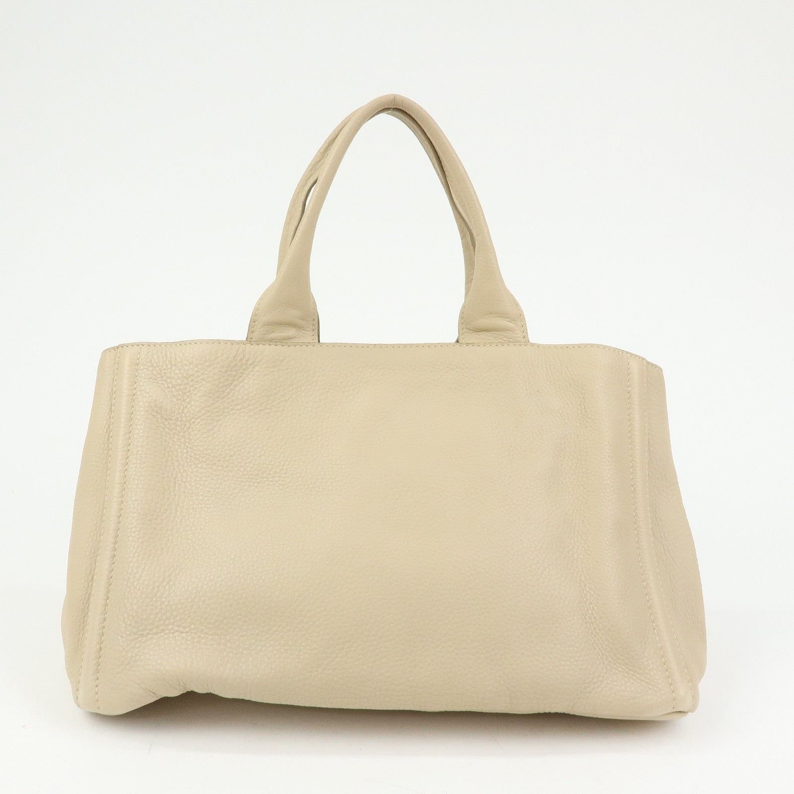 Prada Prada Vitello Daino Tote Beige Size ONE SIZE - 2 Thumbnail