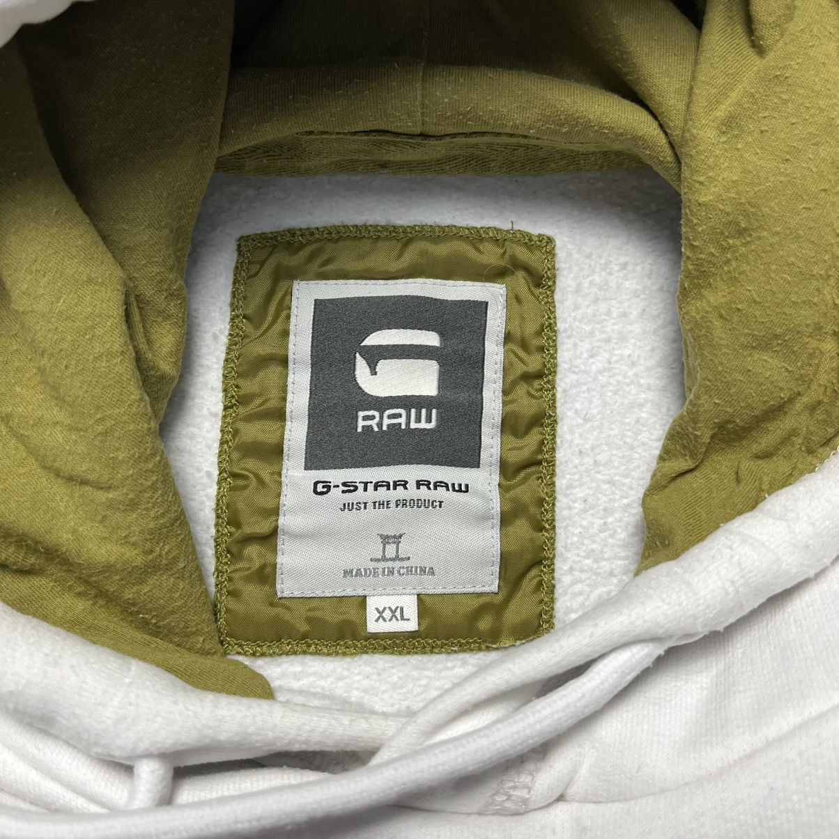 G-Star Vintage G-Star RAW Pocket Hoodie Y2K Streetwear Size US XXL / EU 58 / 5 - 5 Thumbnail