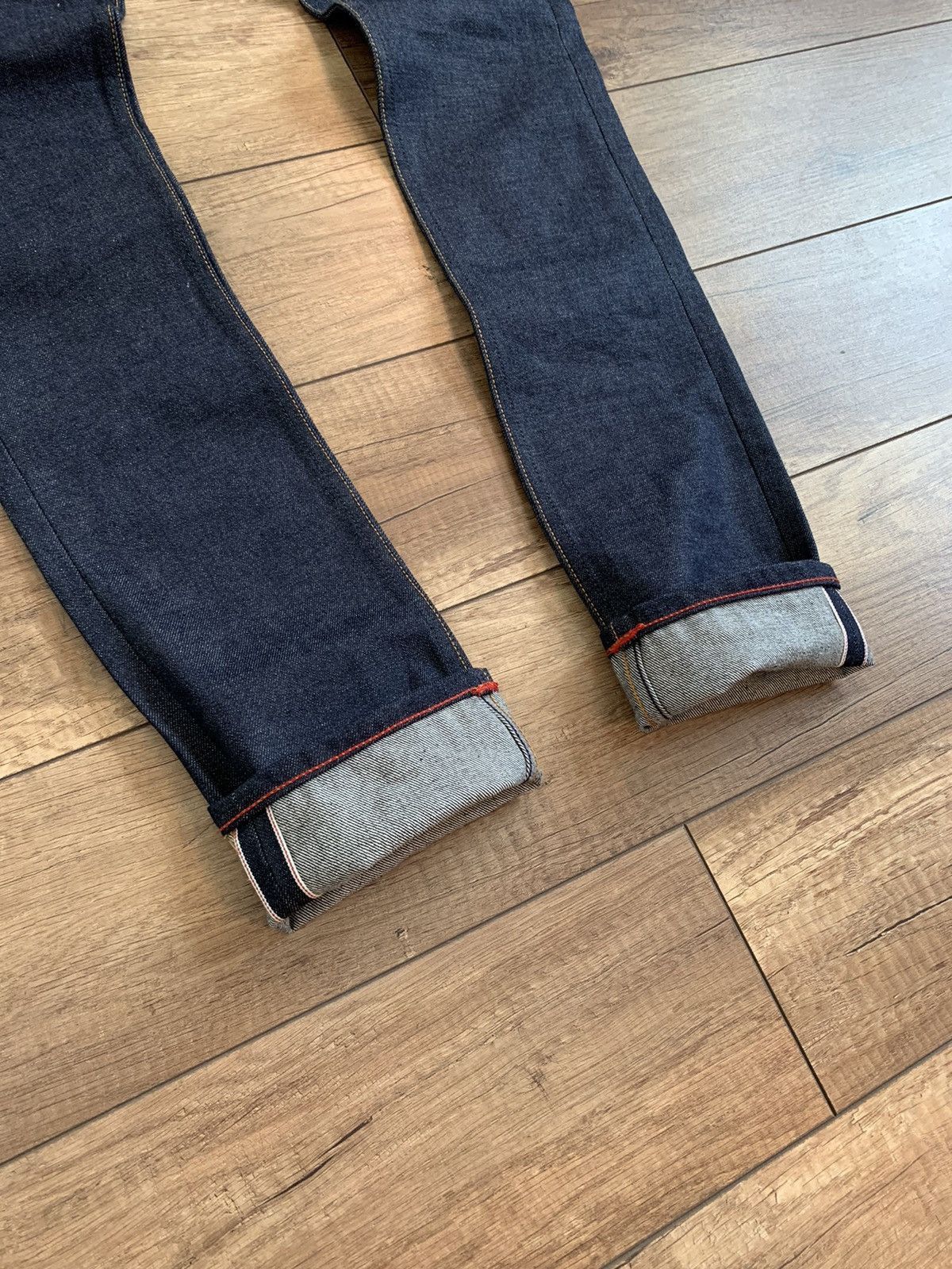 Gustin Gustin Selvedge Raw California Skinny Jeans Denim Pants Size US 29 - 4 Thumbnail