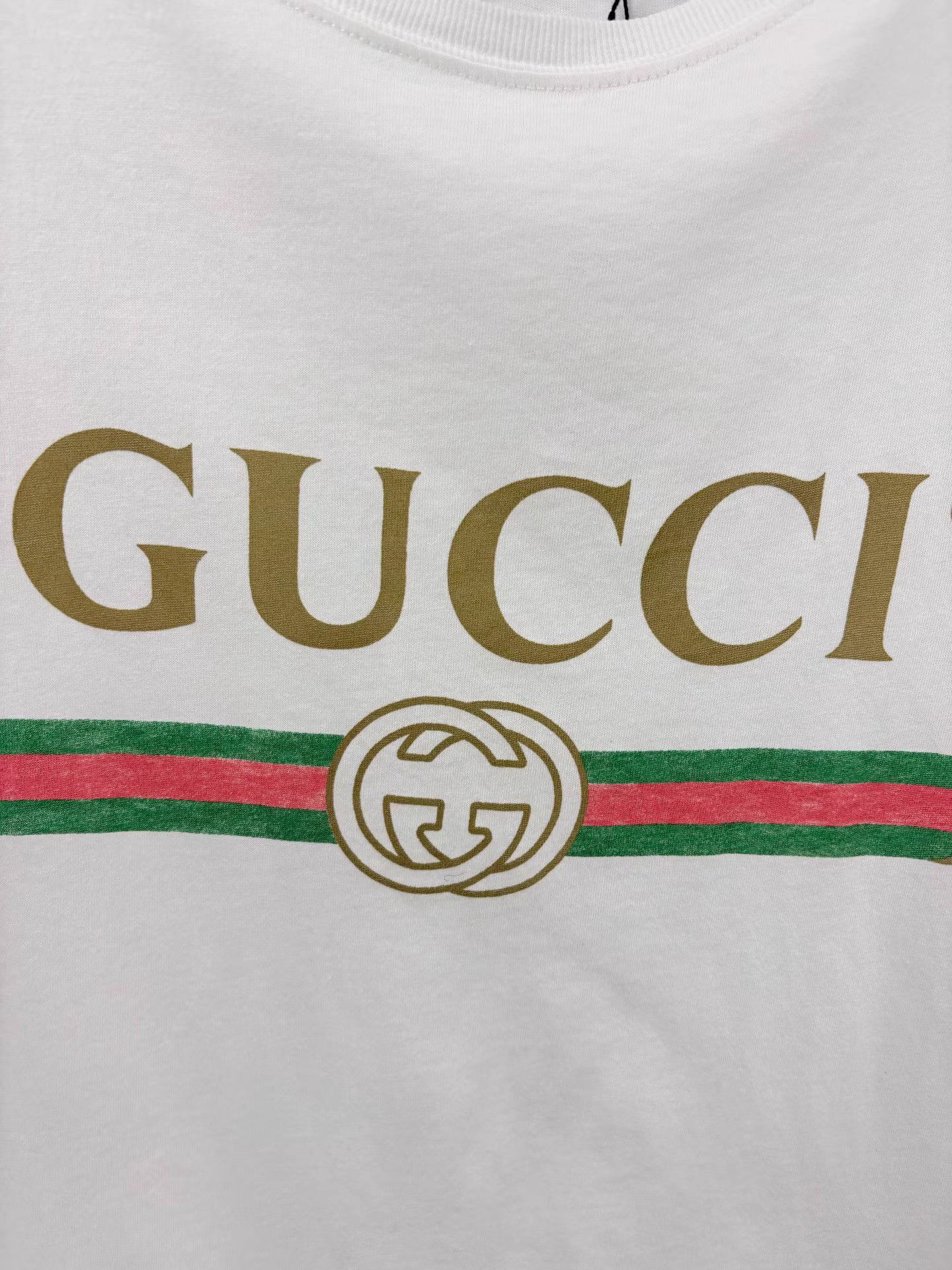 Gucci GUCCI Web Belt Letter Print Short Sleeve T-Shirt Size US S / EU 44-46 / 1 - 3 Thumbnail