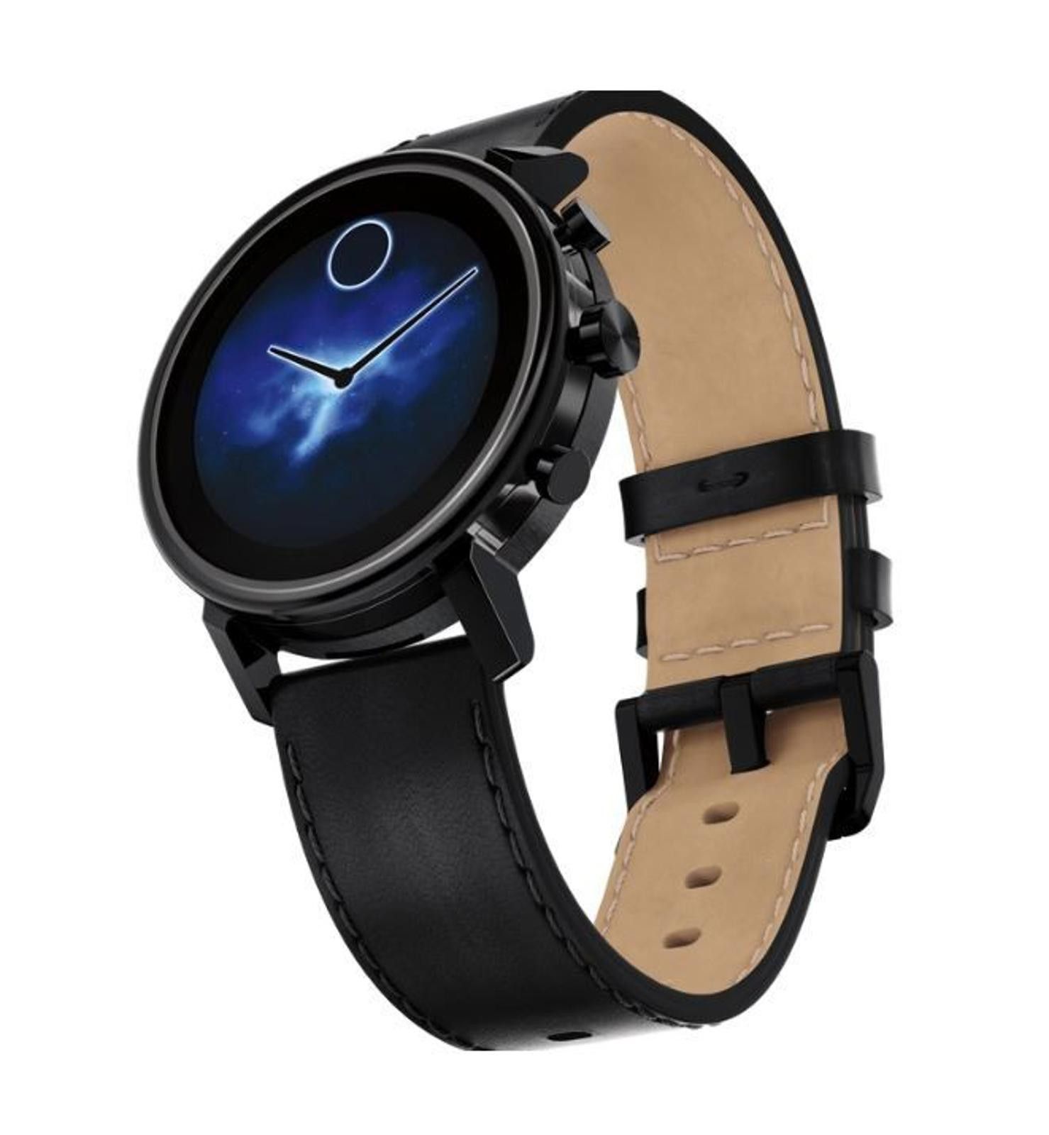 Movado Movado Connect 2.0 42mmBlackDigital Smartwatch Leather Size ONE SIZE - 2 Thumbnail