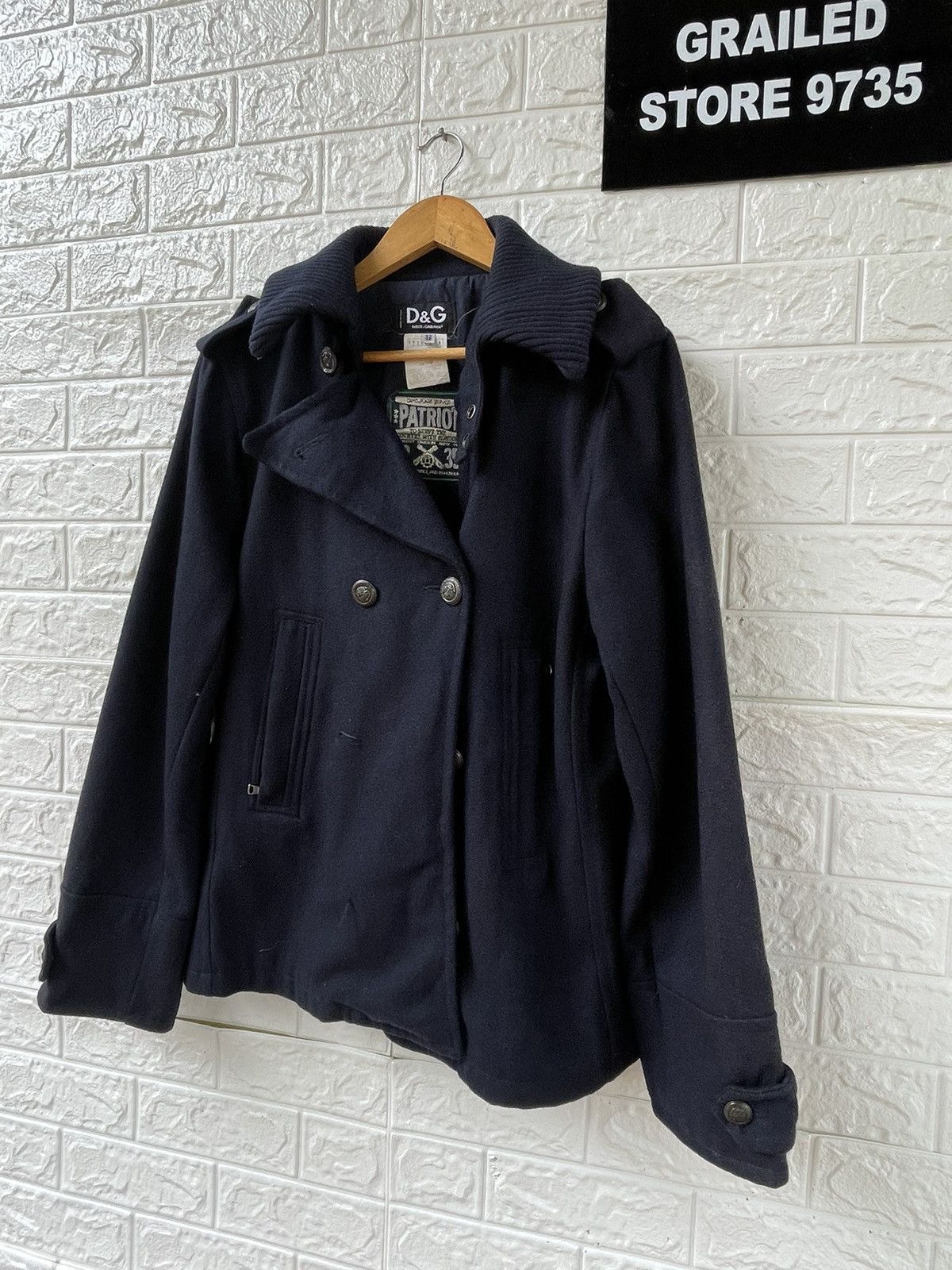 Dolce & Gabbana × Japanese Brand × Vintage Vintage Dolce&Gabbana Wool Jacket Size US M / EU 48-50 / 2 - 3 Thumbnail