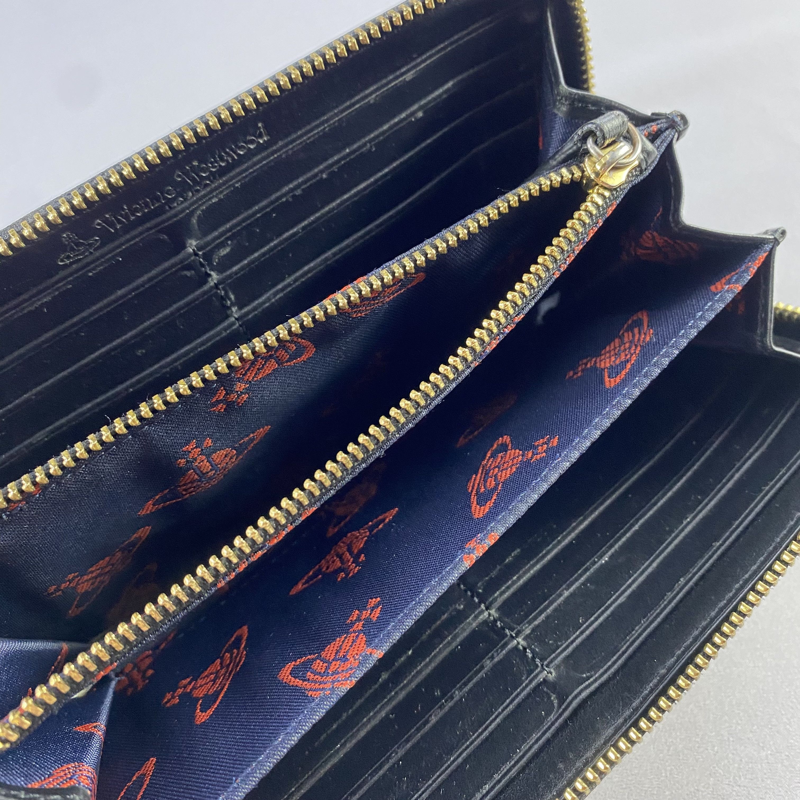 Vivienne Westwood Vivienne Westwood Wallet Orb Bifold Long Wallet Leather Size ONE SIZE - 7 Thumbnail