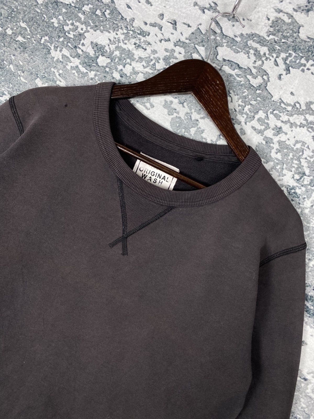 Lemaire × Uniqlo Vintage Uniqlo Crewneck Faded Sweatshirts Size US L / EU 52-54 / 3 - 2 Thumbnail