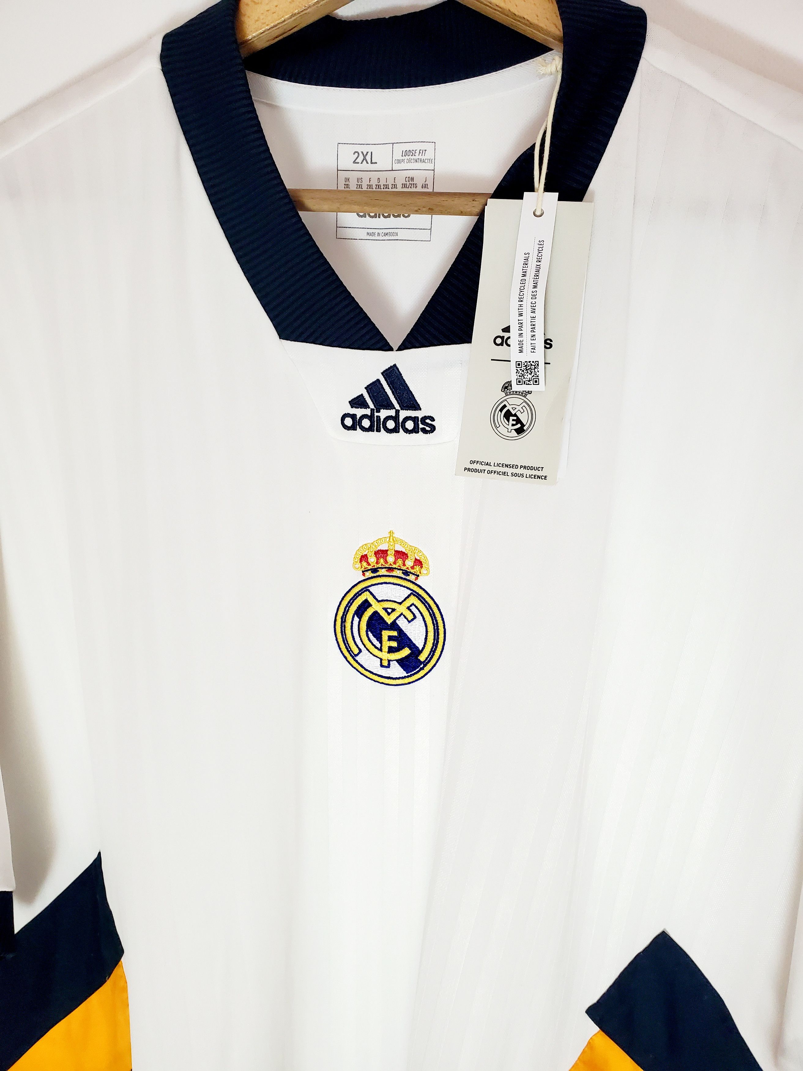 Adidas Real Madrid FC soccer Real Icon jersey adidas XXL NEW Size US XXL / EU 58 / 5 - 2 Thumbnail