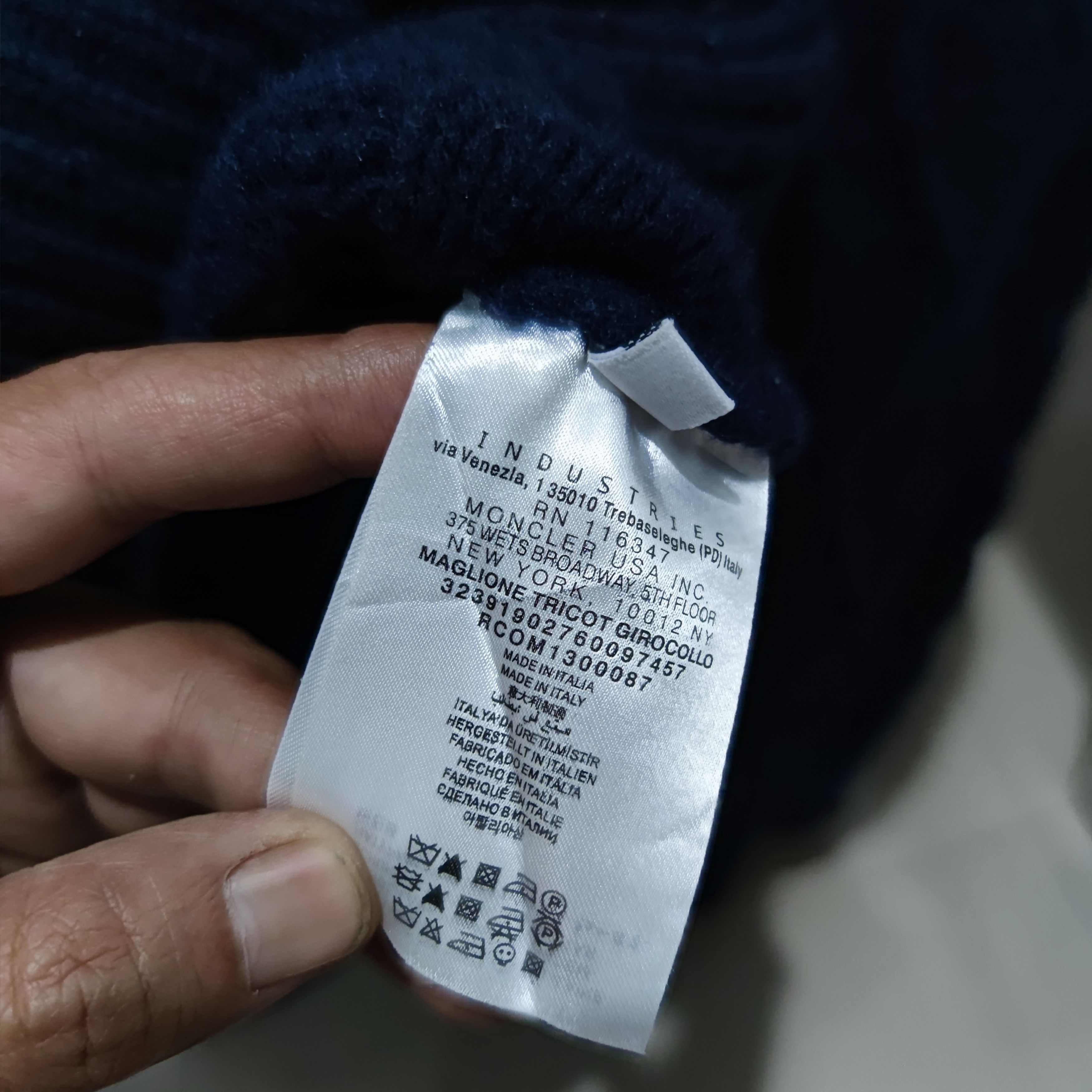 Moncler Blue Knitwear Size US M / EU 48-50 / 2 - 7 Thumbnail