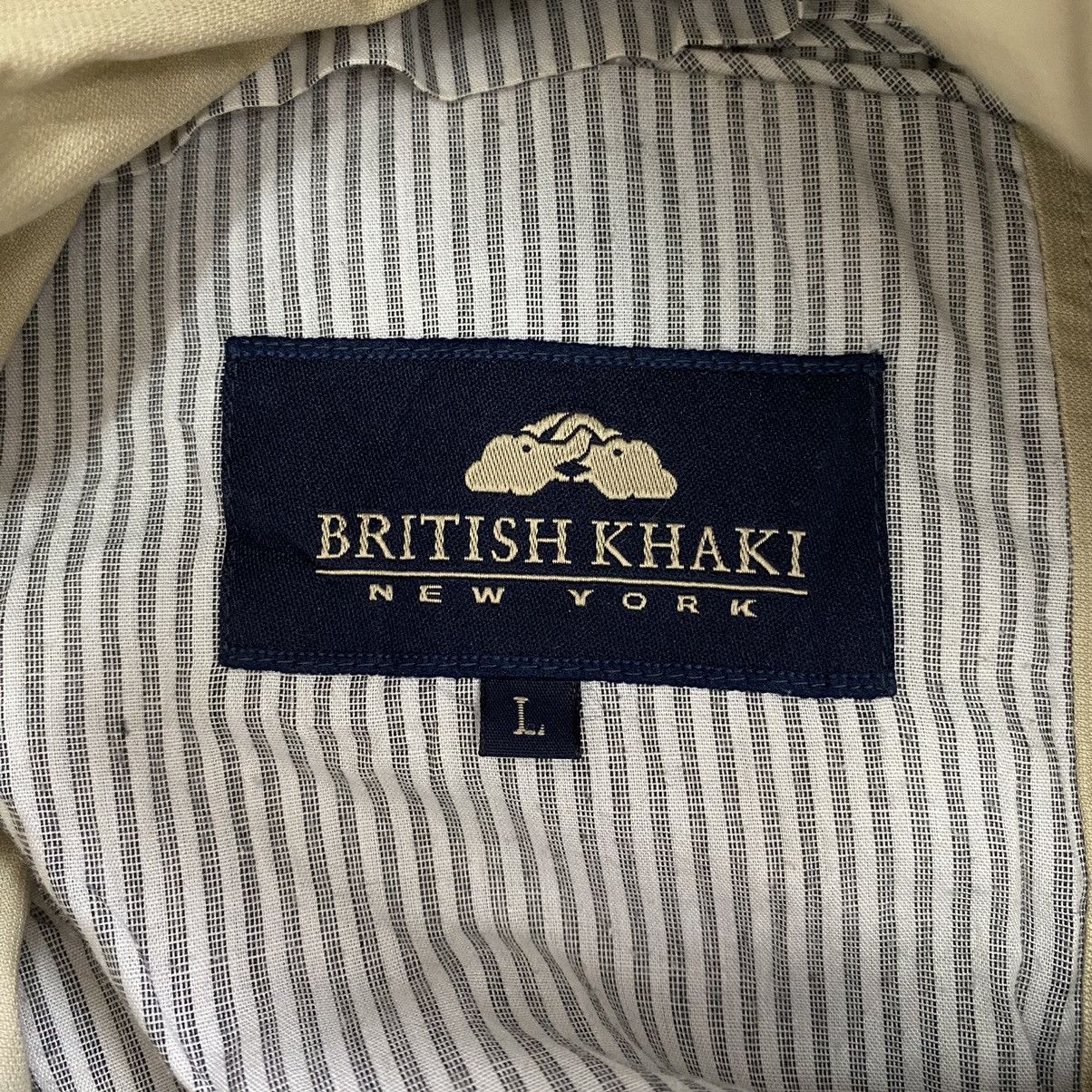 Vintage Vintage BRITISH KHAKI New York Button Up Cream Coat Size US L / EU 52-54 / 3 - 4 Thumbnail