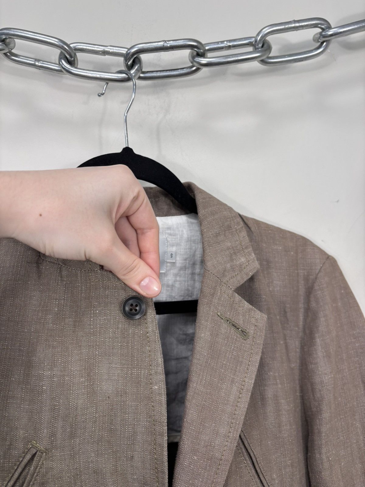 Wings + Horns Wings + Horns Research Linen Blend Tailored Blazer Jacket Size US S / EU 44-46 / 1 - 11 Thumbnail