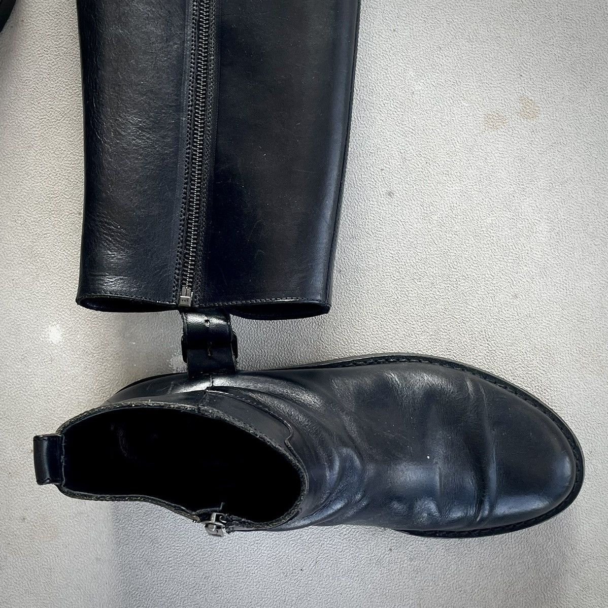Ann Demeulemeester Detachable Leather Riding Boots Size US 9 / EU 42 - 3 Thumbnail