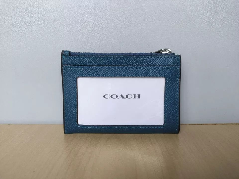 Coach Coach Women's Cross grain Leather Key Ring Pouch T-0012 Size ONE SIZE - 7 Thumbnail