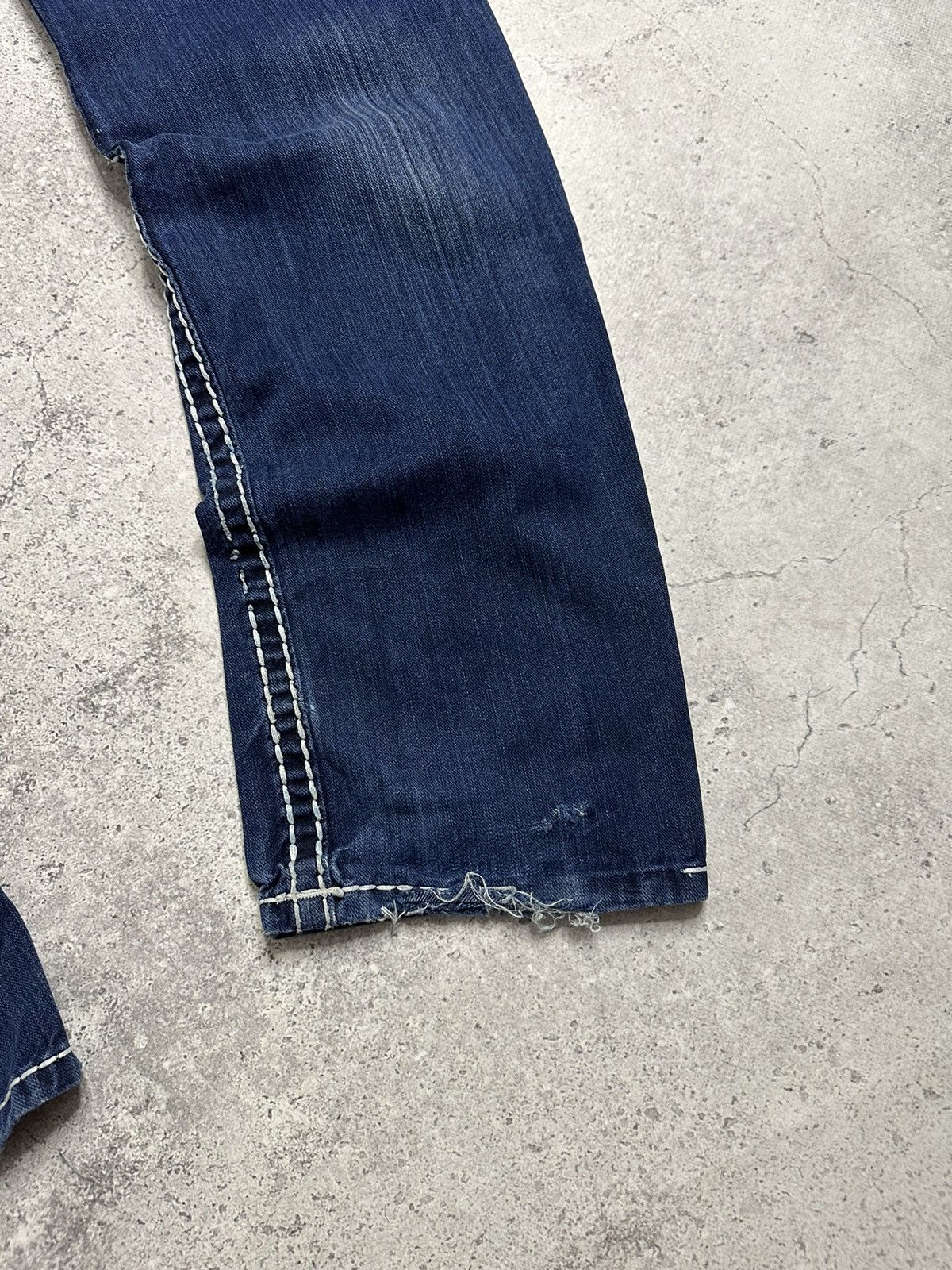 True Religion Rare Y2K True Religion Billy Super T Pocket Distressed Pants Size US 32 / EU 48 - 4 Thumbnail
