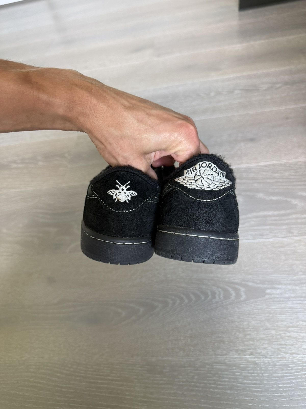 Nike Jordan 1 Retro Low OG SP Travis Scott Black Phantom Size US 9.5 / EU 42-43 - 4 Thumbnail