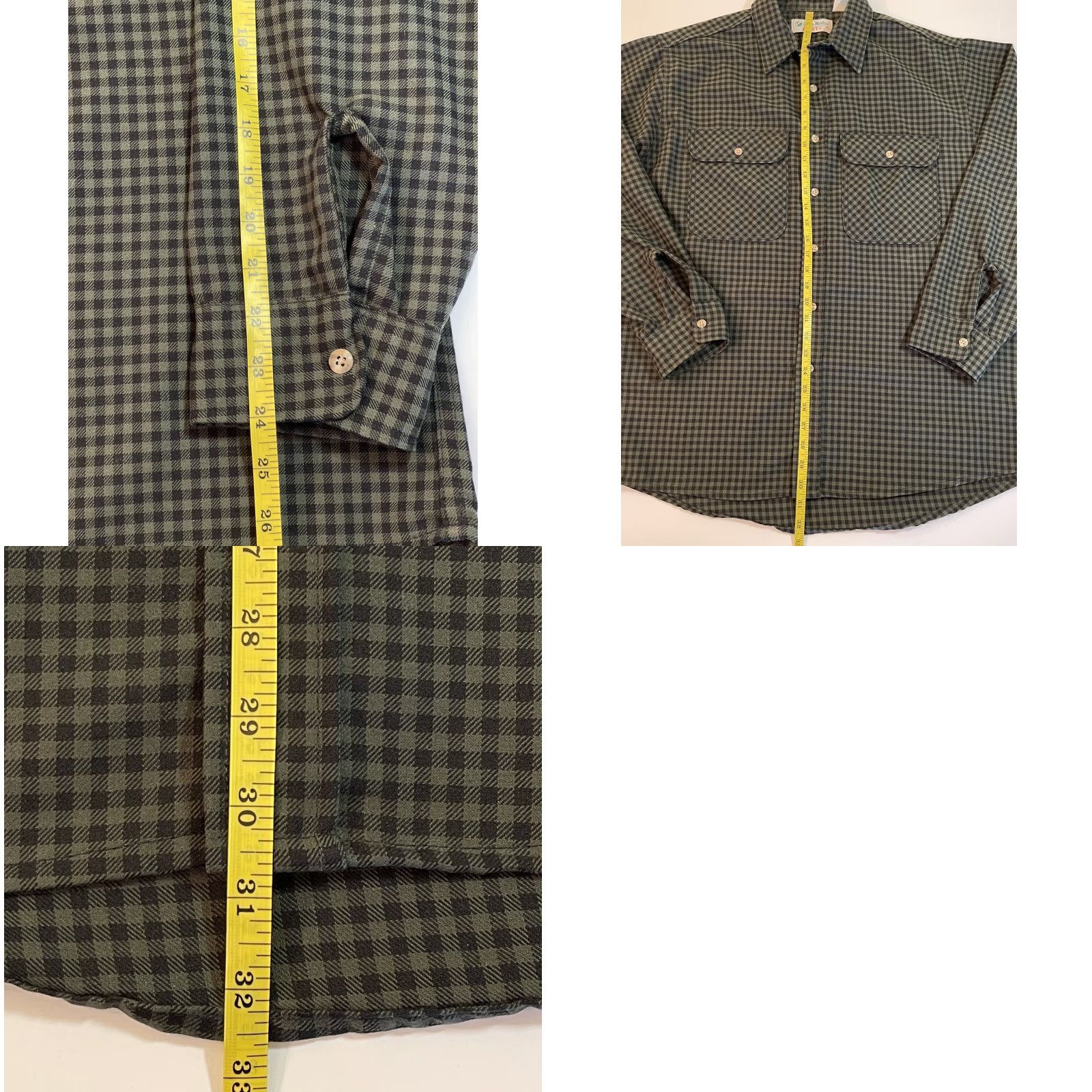 Vintage VINTAGE Gander Mountain Shirt Button-Up Mens XL Plaid Crew Collared Outdoor Hunting Green Blue 80s 90s USA Size US XL / EU 56 / 4 - 8 Thumbnail