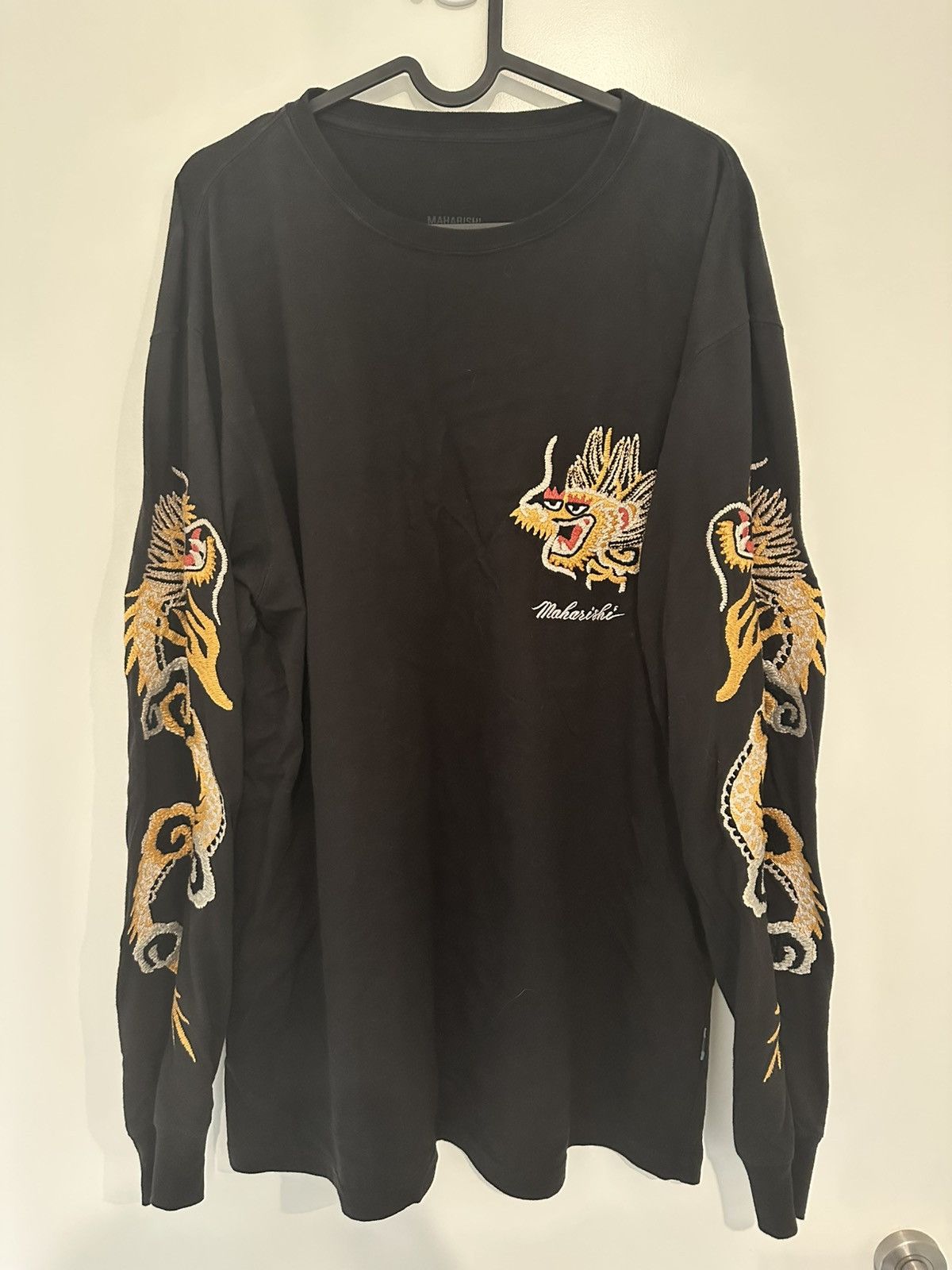 Maharishi Maharishi ‘Embroidered Dragon’ L/S T-Shirt Size US L / EU 52-54 / 3 - 1 Thumbnail