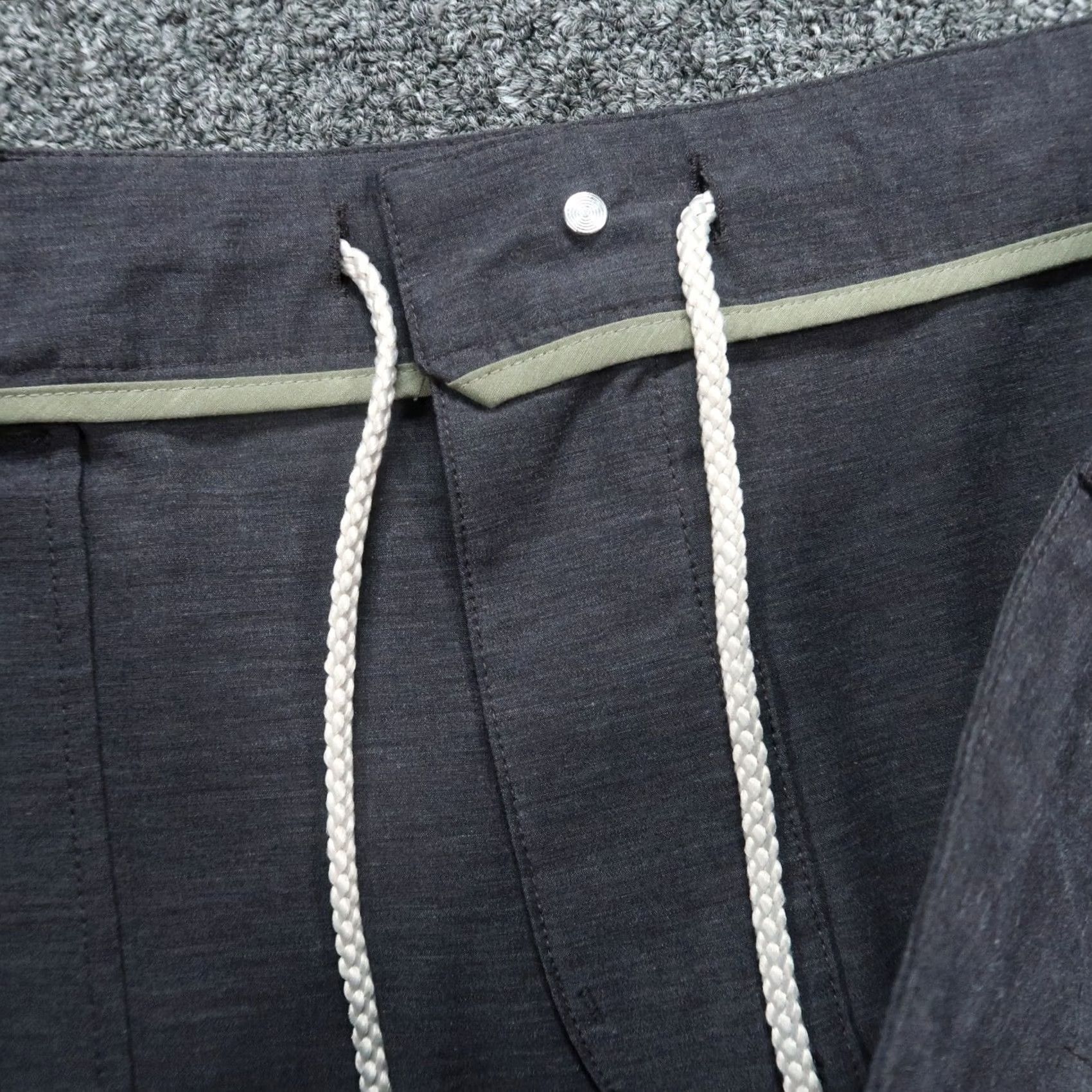 Faherty Faherty Short Mens 40 Gray All Day Chino Stretch Zip Pocket Lightweight Shirt? Size US 40 / EU 56 - 7 Thumbnail