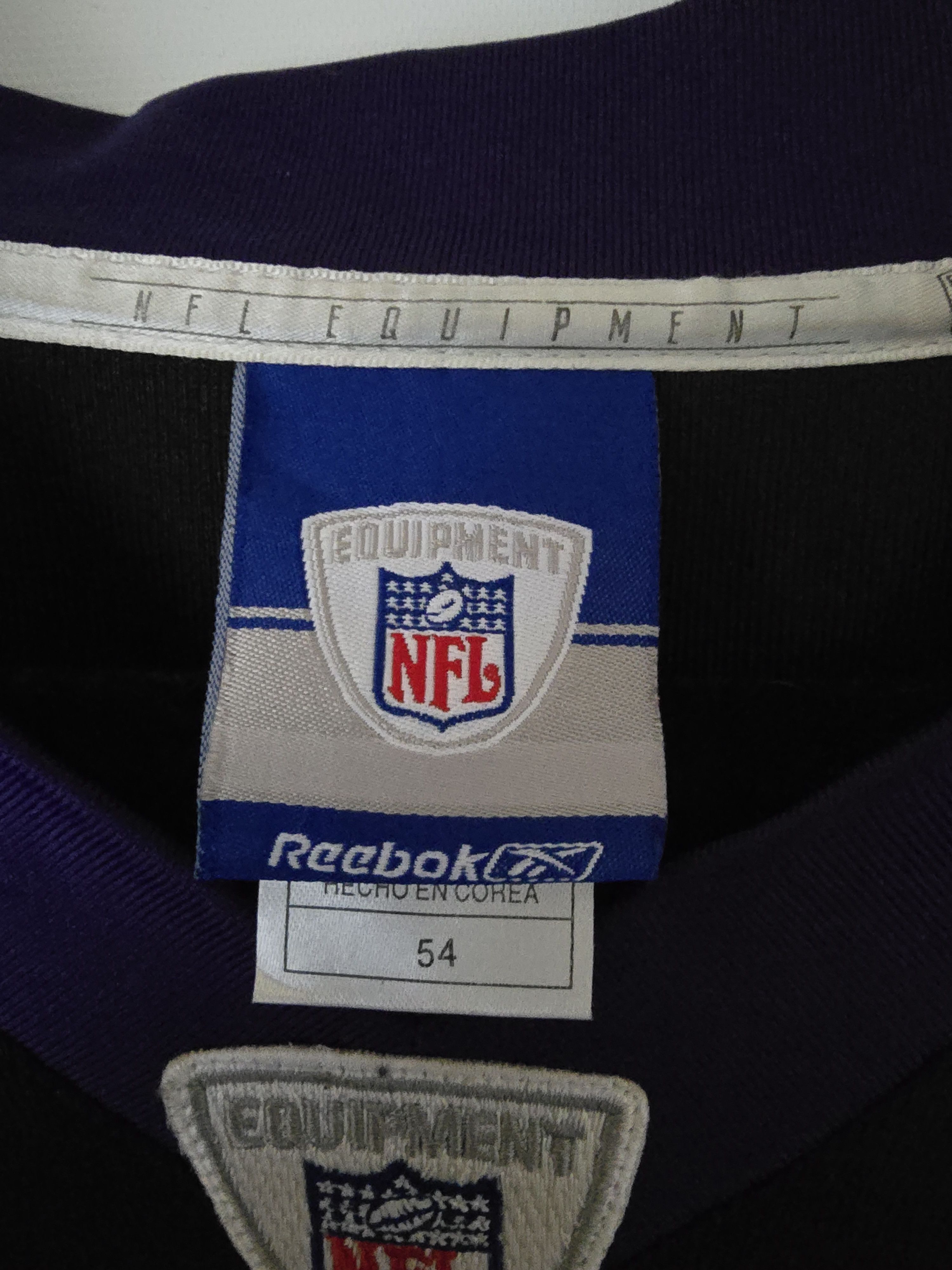 Reebok Vintage Stitched Ed Reed Ravens Reebok Jersey Black sz54 Size US XXL / EU 58 / 5 - 3 Thumbnail