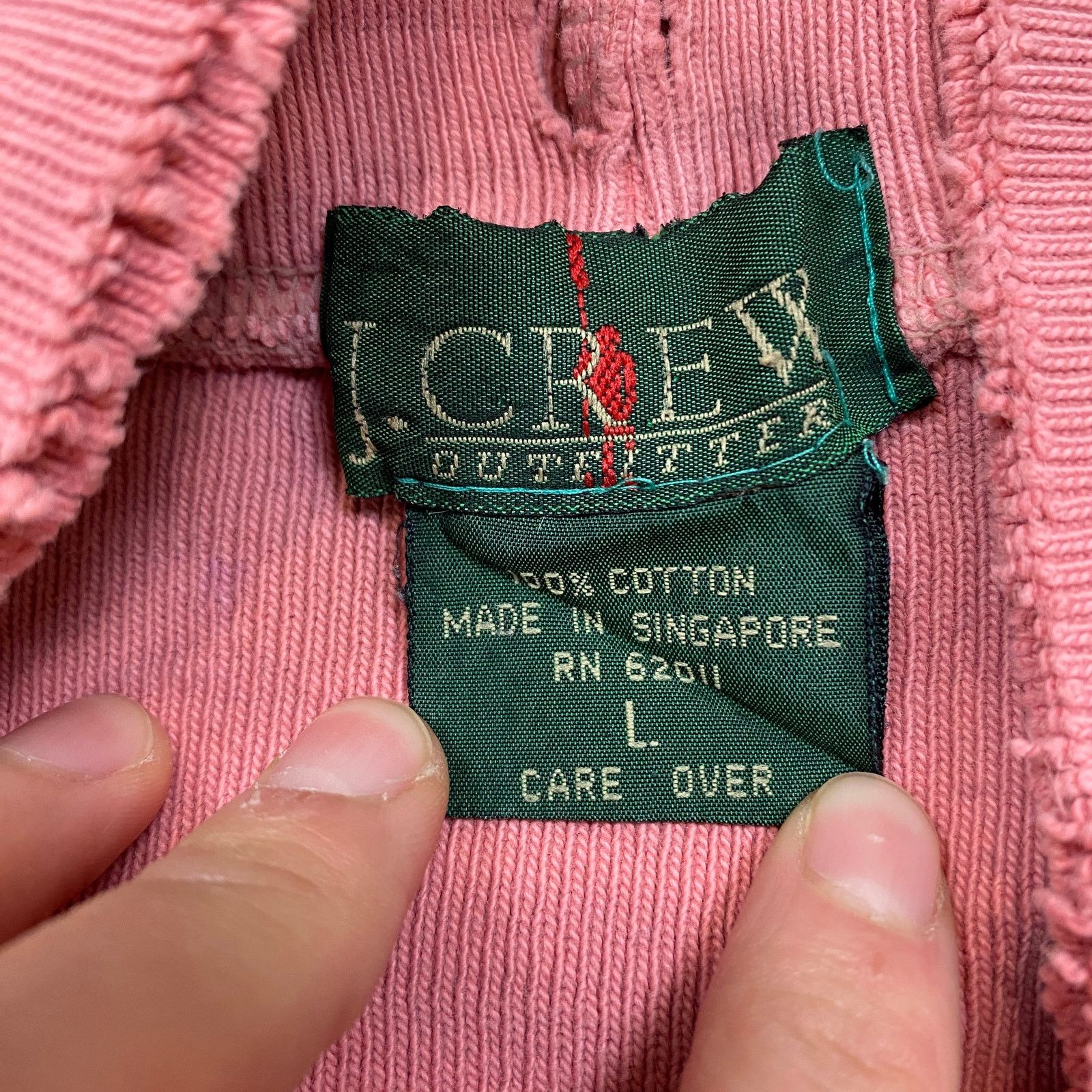 J.Crew Rare Vintage 90s J. Crew Pullover Sweater Men's Large Grunge Size US L / EU 52-54 / 3 - 4 Thumbnail