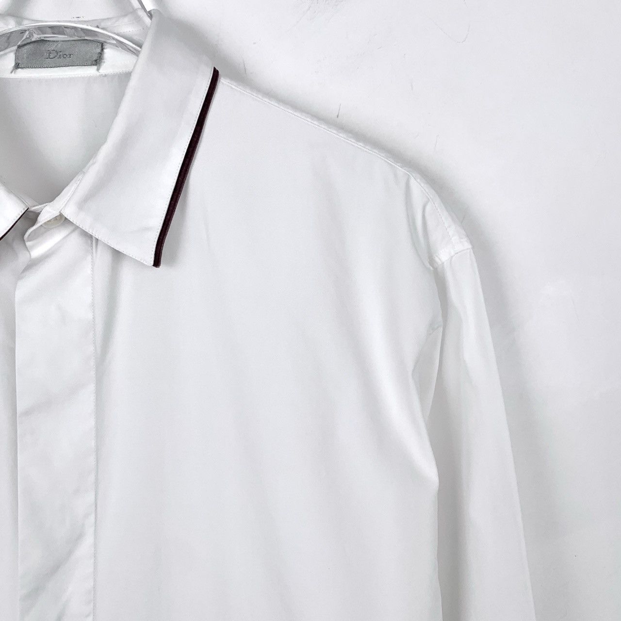 Dior Dior Shirt White Cotton Long-Sleeve (Size 39) Size S / US 4 / IT 40 - 5 Thumbnail