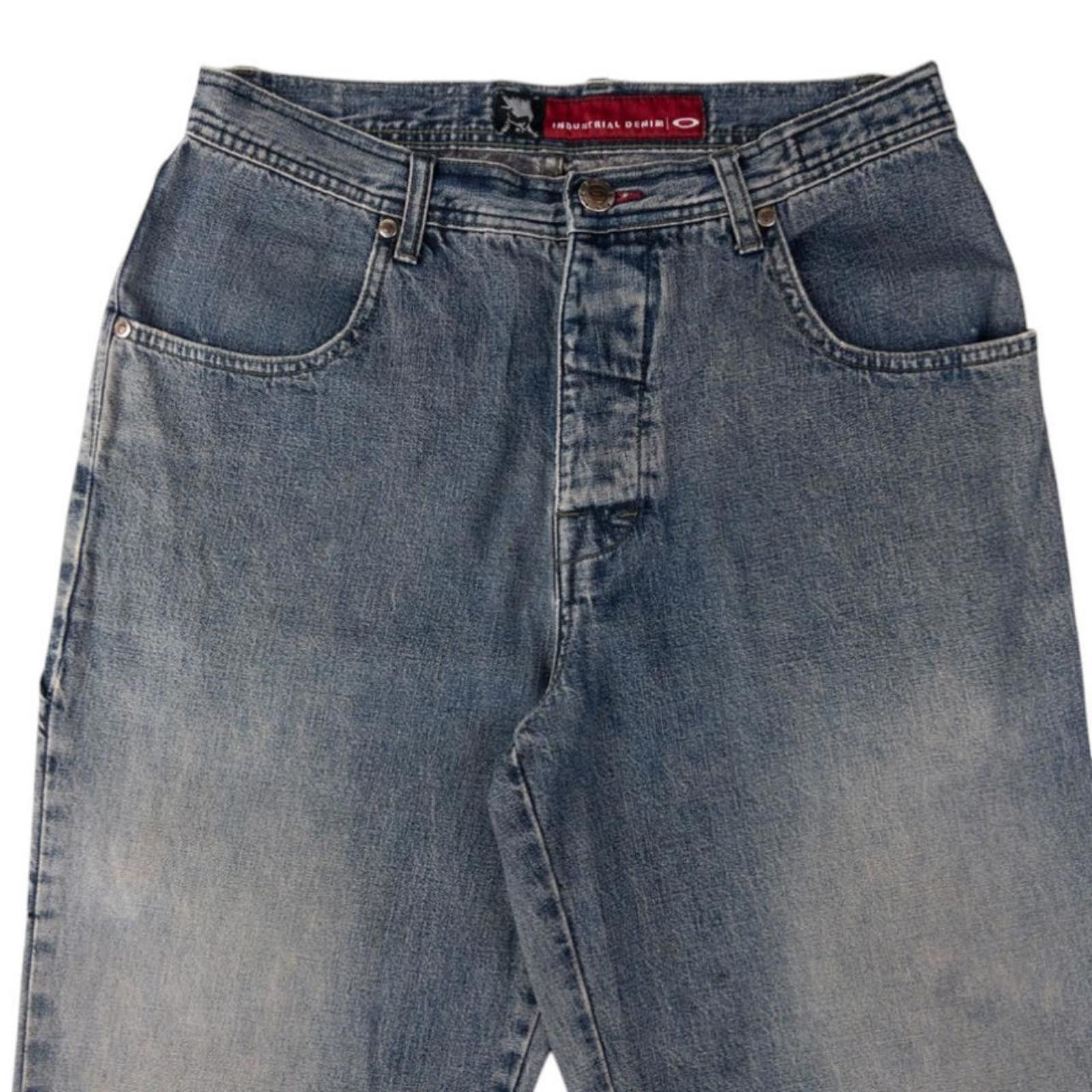 Oakley Vintage Oakley Embroidered Denim Jeans Size W31 Size US 31 - 4 Thumbnail