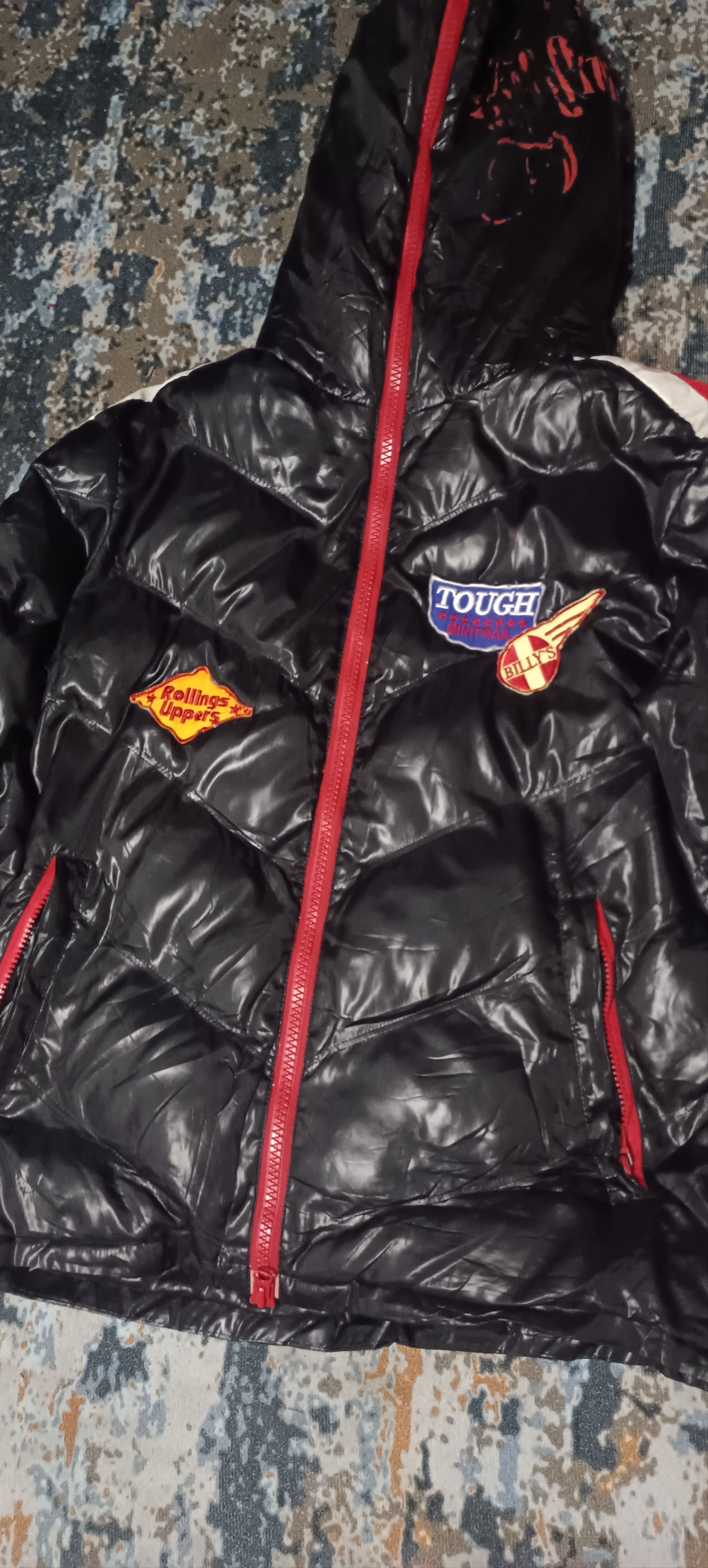 Vintage Down to south Motorcyle hoodie Jacket Size US XL / EU 56 / 4 - 7 Thumbnail