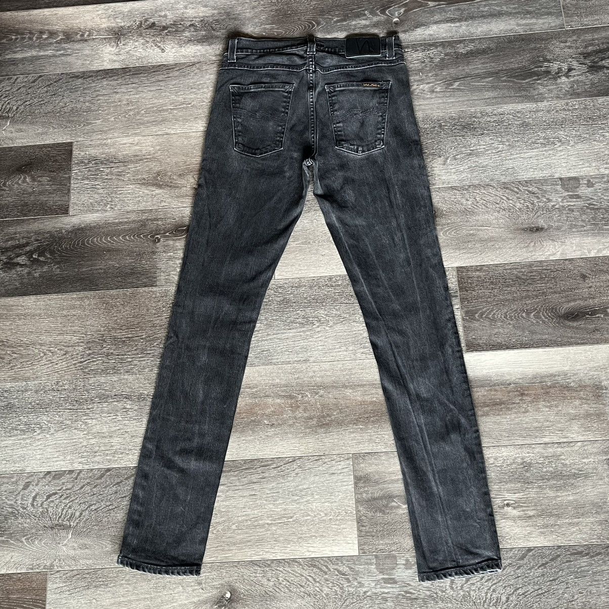 Nudie Jeans Nudie Jeans - Lean Dean - Raw Black 29x30 w/ Fades