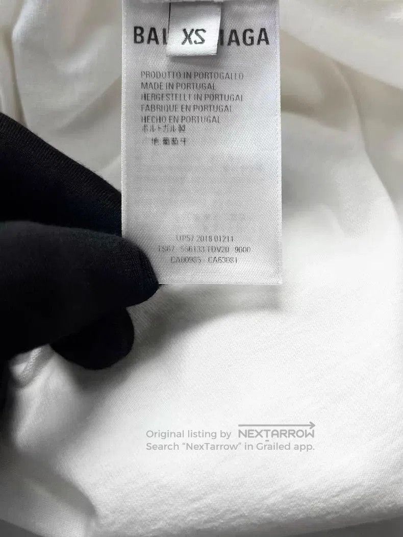 Balenciaga Balenciaga Back Embroidered Lettering Logo 'I Love EDM' Sh Size US XS / EU 42 / 0 - 6 Thumbnail