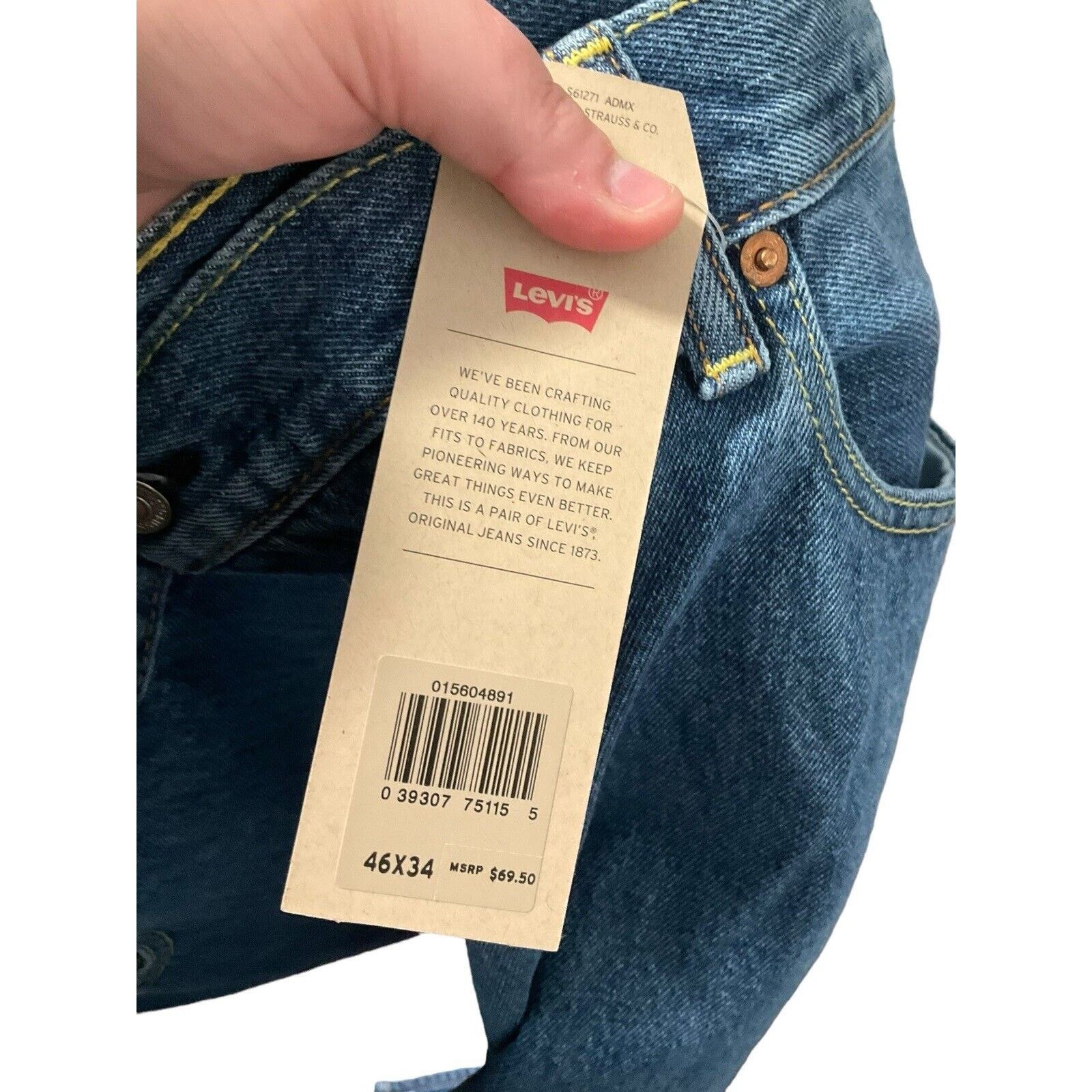 Levi's Levis 560 Big & Tall Jeans NWT 46 Size US 30 / EU 46 - 5 Thumbnail