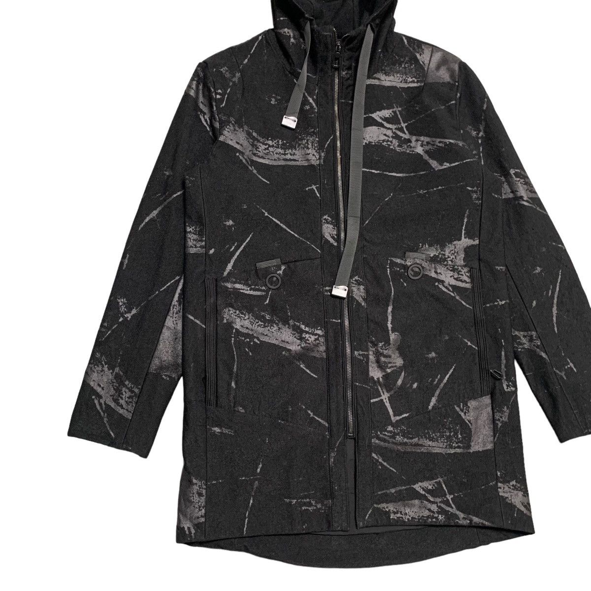 Japanese Brand Japanese Brand Shijue Abstract Design Hooded Jacket Size US M / EU 48-50 / 2 - 2 Thumbnail