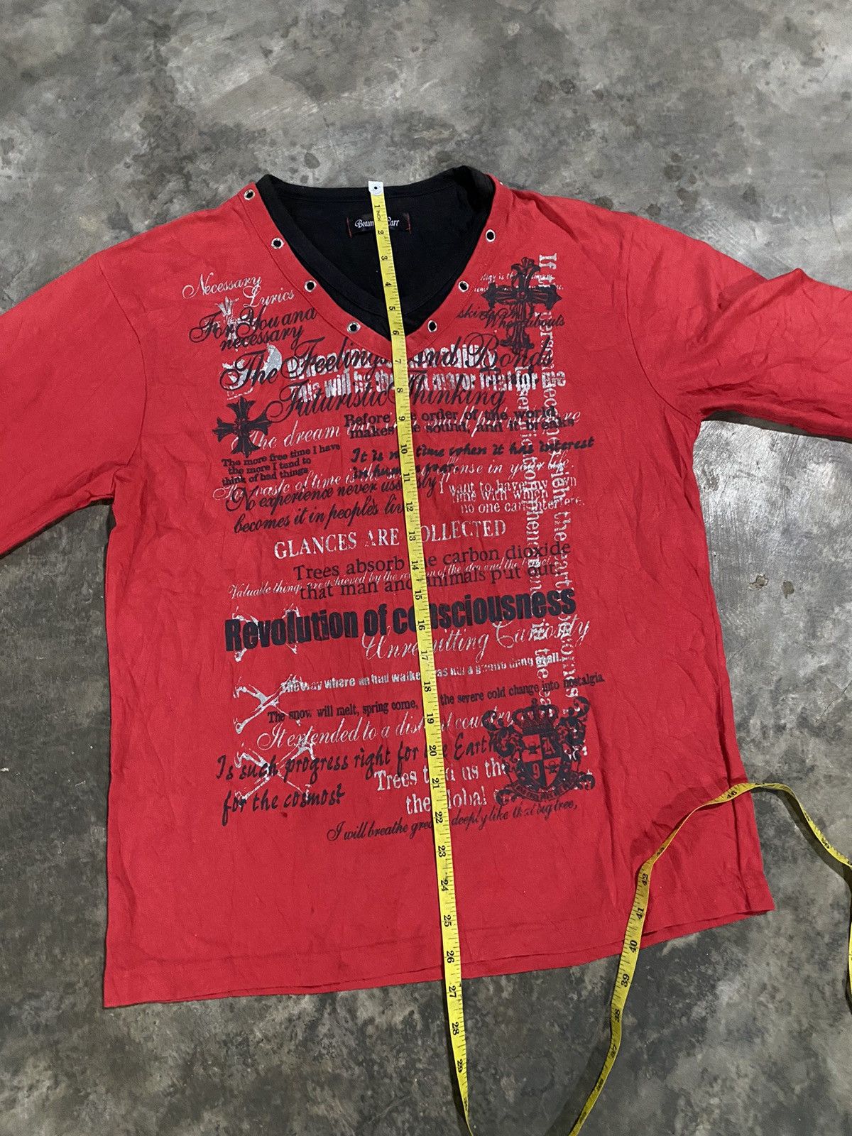 Hysteric Glamour Y2k Beaumont carr tribal cross ifsixwasnine longsleeve Size US M / EU 48-50 / 2 - 7 Thumbnail