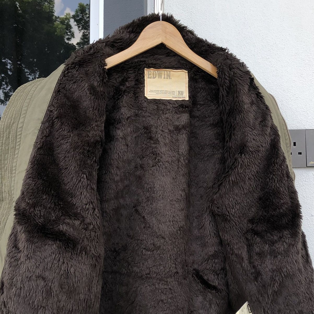 Edwin Vintage EDWIN XV Lined Sherpa Winter Jacket Size US XL / EU 56 / 4 - 13 Thumbnail