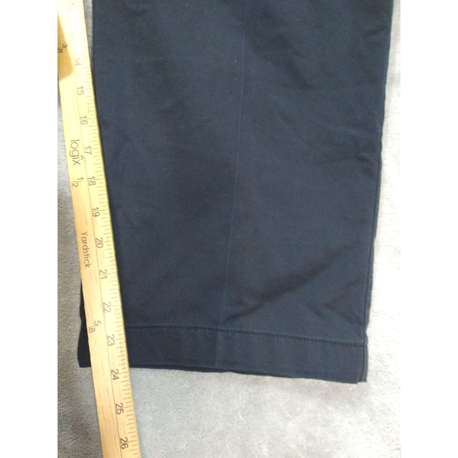 Vintage Oak Hill Mens Pants 48x28 Blue Chino Flat Front High Rise Straight Fit Stretch Pocket Pockets Regular Workwear Casual Travel Vintage No Size US 32 / EU 48 - 5 Thumbnail