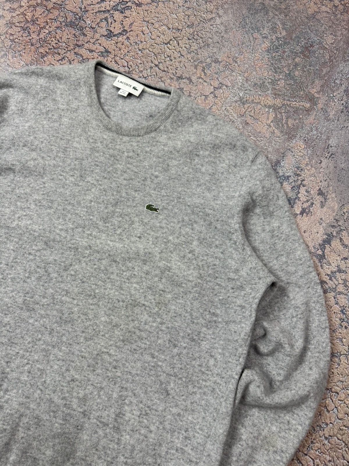 Lacoste Vintage 90s Lacoste Wool Sweater Size US XL / EU 56 / 4 - 4 Thumbnail