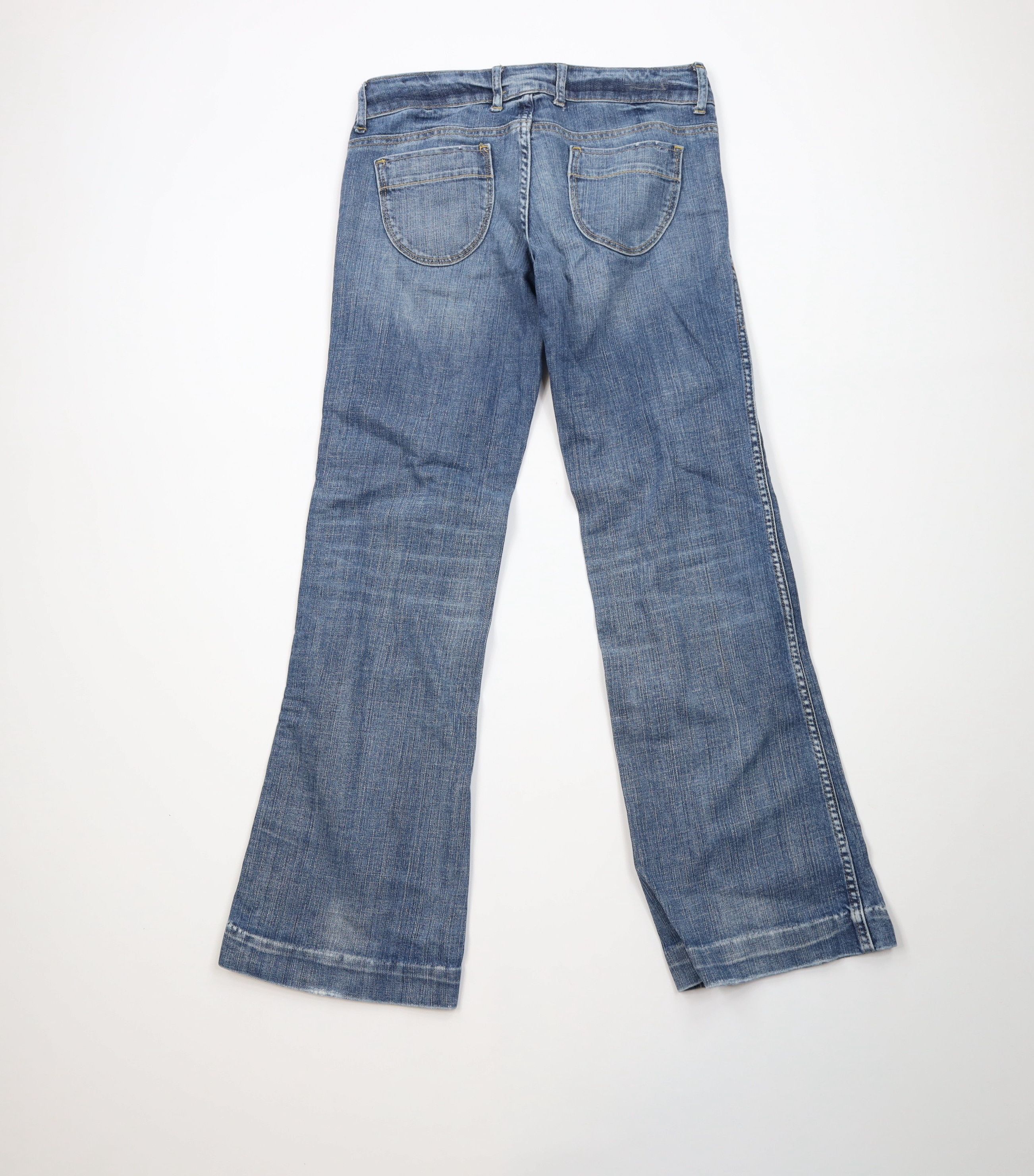 American Eagle Outfitters Vintage 90s Y2K American Eagle Outfitters Wide Leg Jeans Size 30" / US 8 / IT 44 - 11 Thumbnail