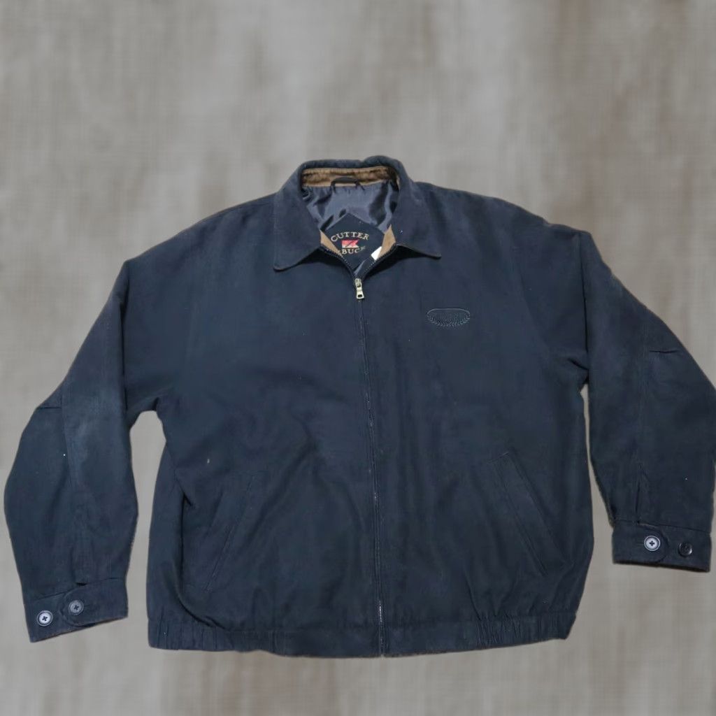 Cutter & Buck Cutter & Buck Jacket - Men - XL - Black - 2005 Presidents Award Ford Sweater Jacket Size US XL / EU 56 / 4 - 1 Thumbnail