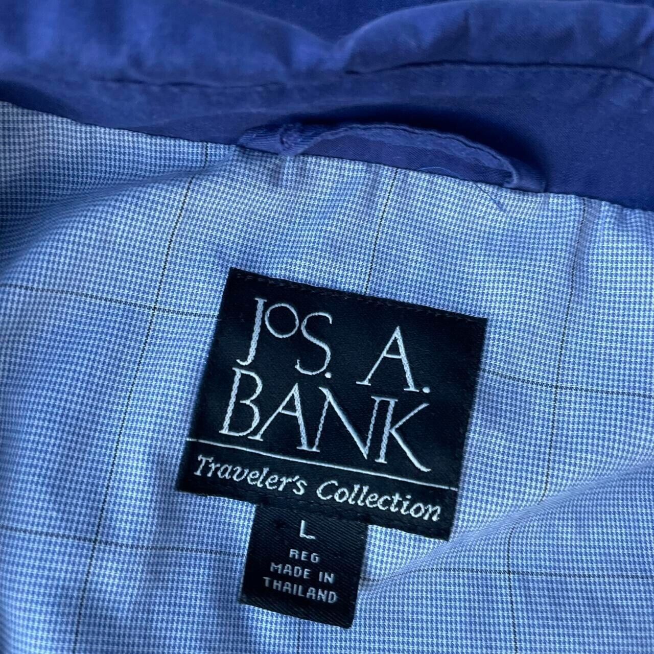 Jos. A. Bank × Vintage Vintage Jos A. Bank Nylon Windbreaker Jacket Polyseter Full Size US L / EU 52-54 / 3 - 2 Thumbnail