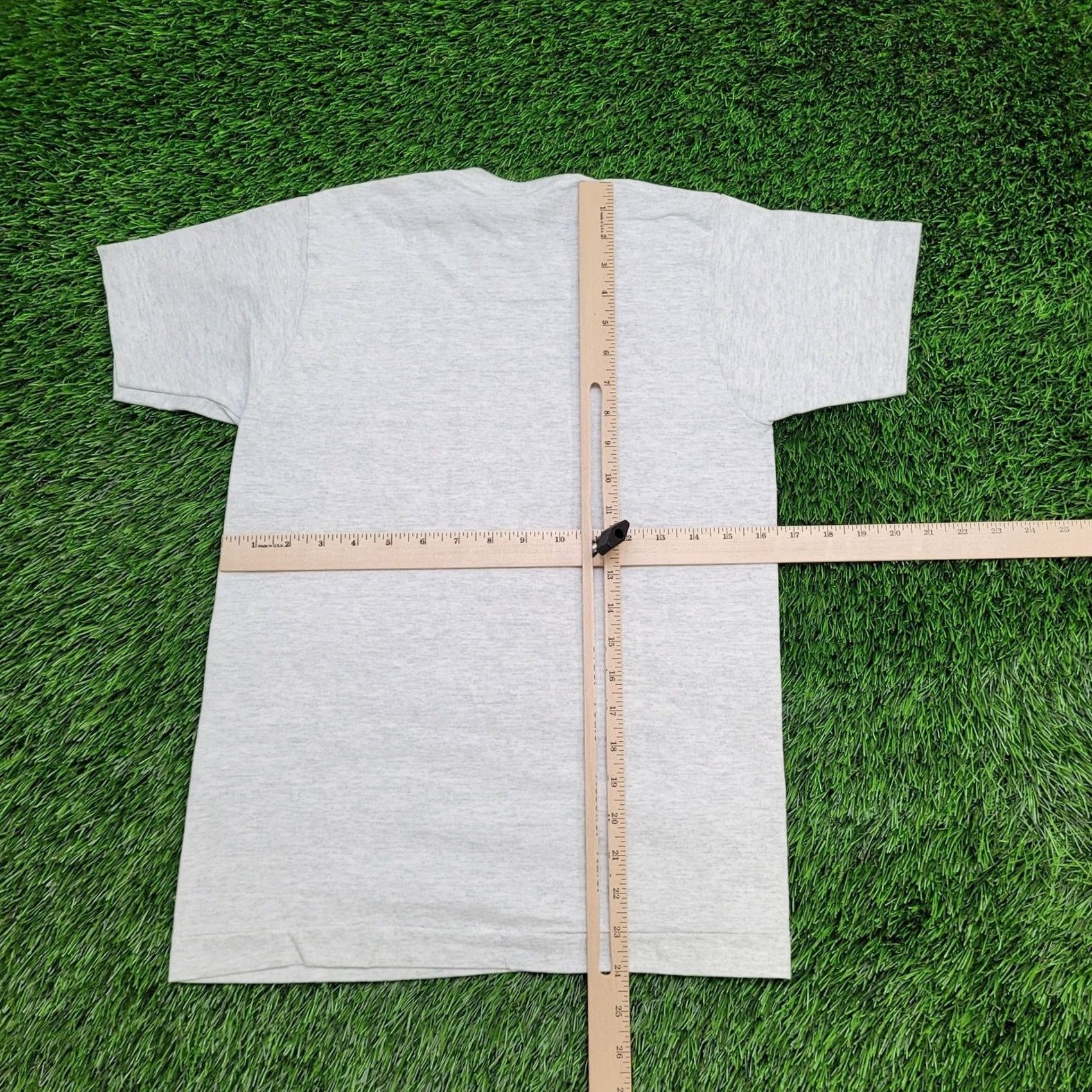 Fruit Of The Loom VINTAGE Fruit of the Loom Shirt Teens L 17x24 Gray 90s Blank Tee Short Sleeve Crew Neck USA Size US L / EU 52-54 / 3 - 3 Thumbnail