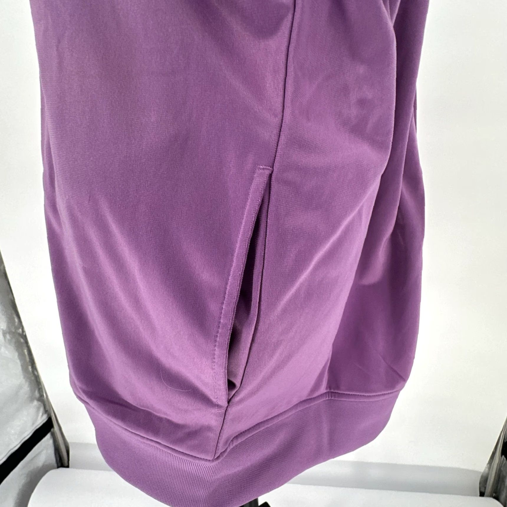 Kappa Kappa Track Jacket Womens XL Purple Zip Up Logo Tape 100% Polyester Athletic Size XL / US 12-14 / IT 48-50 - 4 Thumbnail
