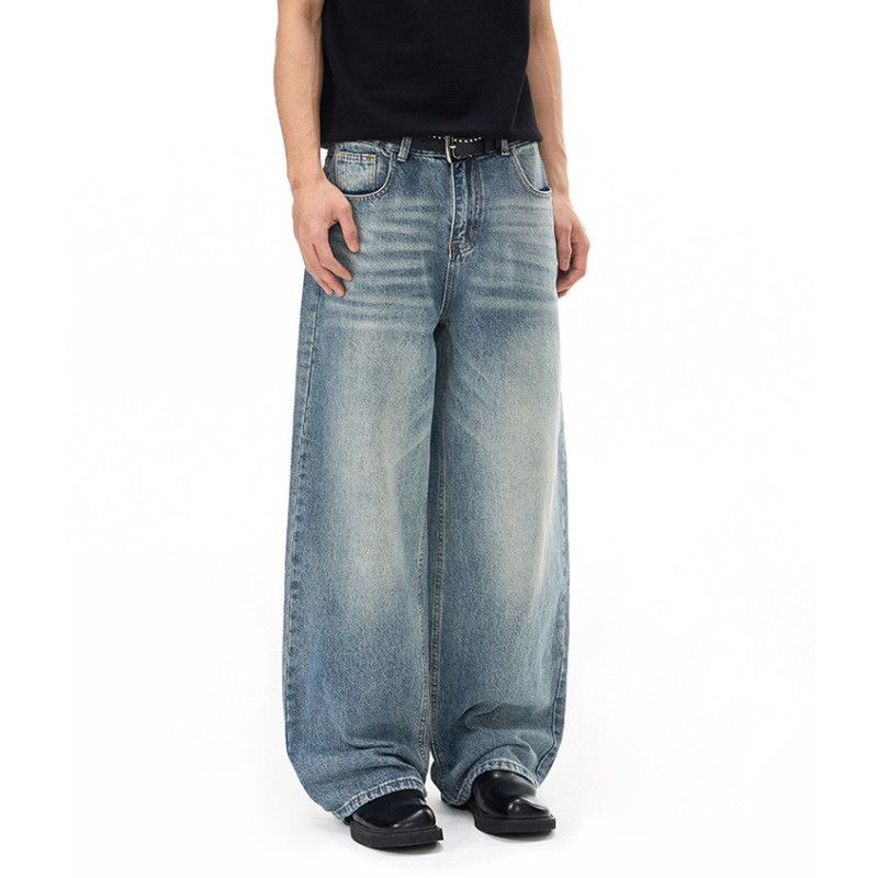 Japanese Brand American Retro Men's Punk Ombré Straight-Leg Jeans Size US 32 / EU 48 - 5 Thumbnail
