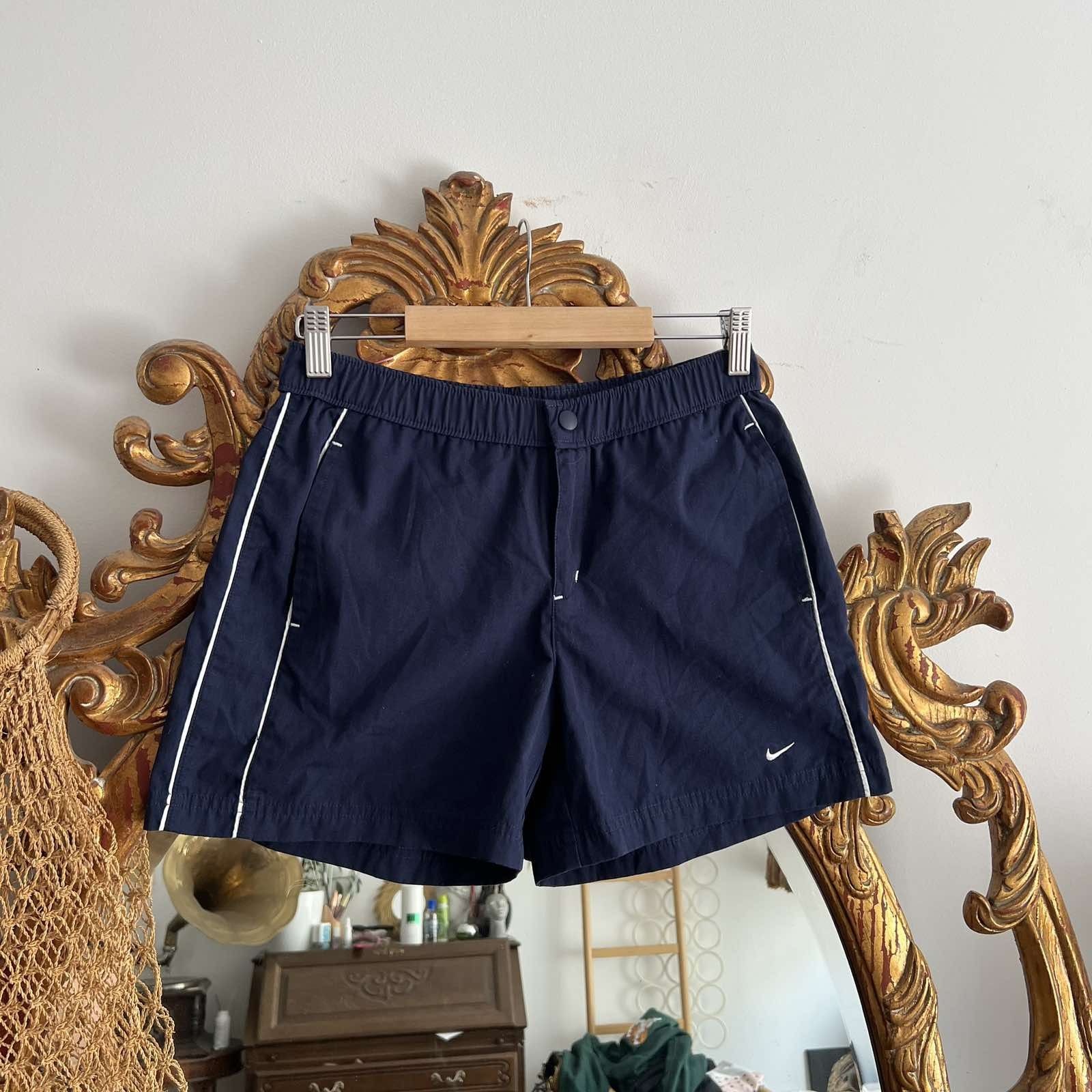 Nike Vintage Y2K Nike Shorts Blue Tag Sz S Size 28" / US 6 / IT 42 - 1 Thumbnail