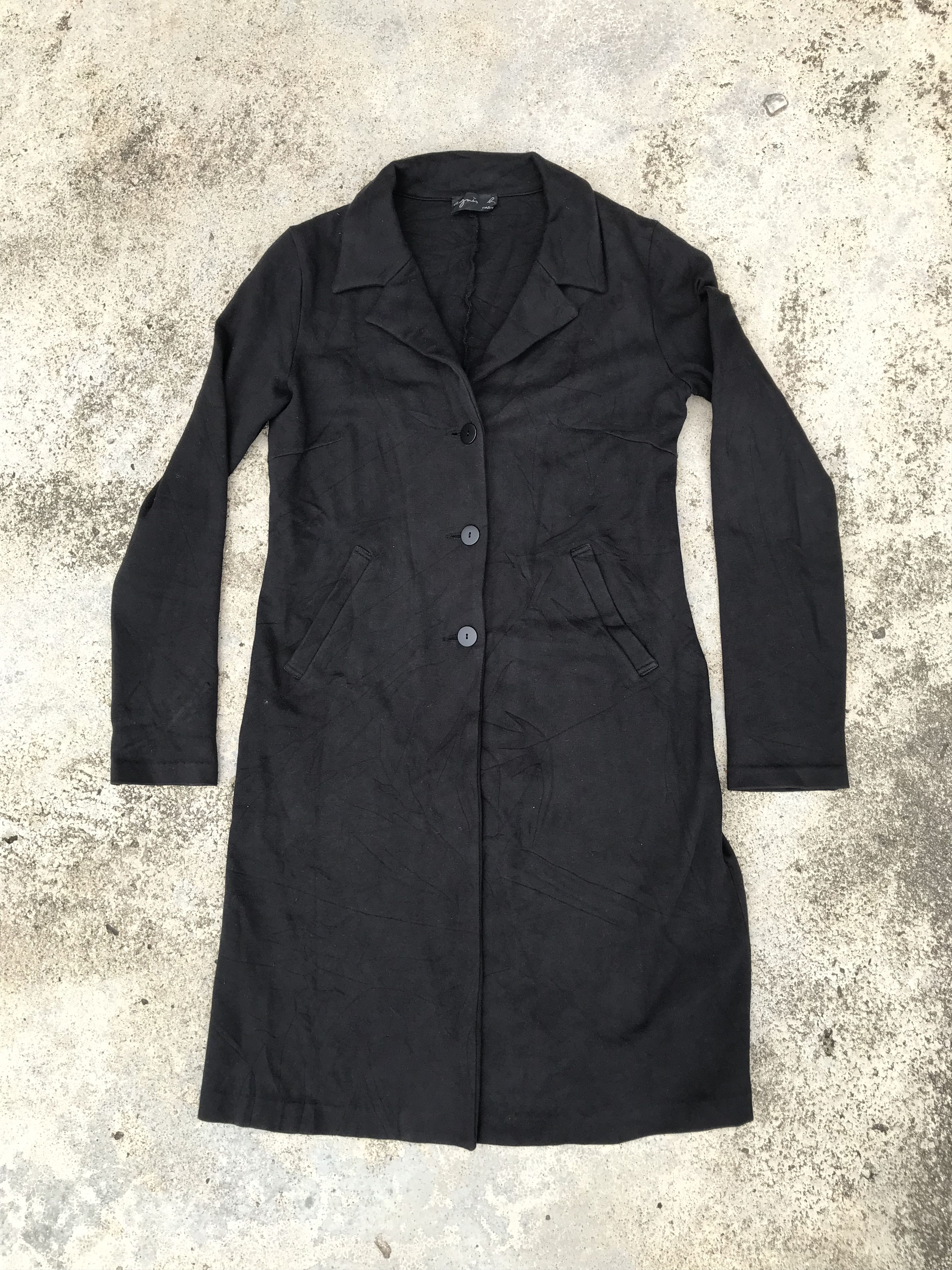 90s～00s agnes b. super long coat sullen