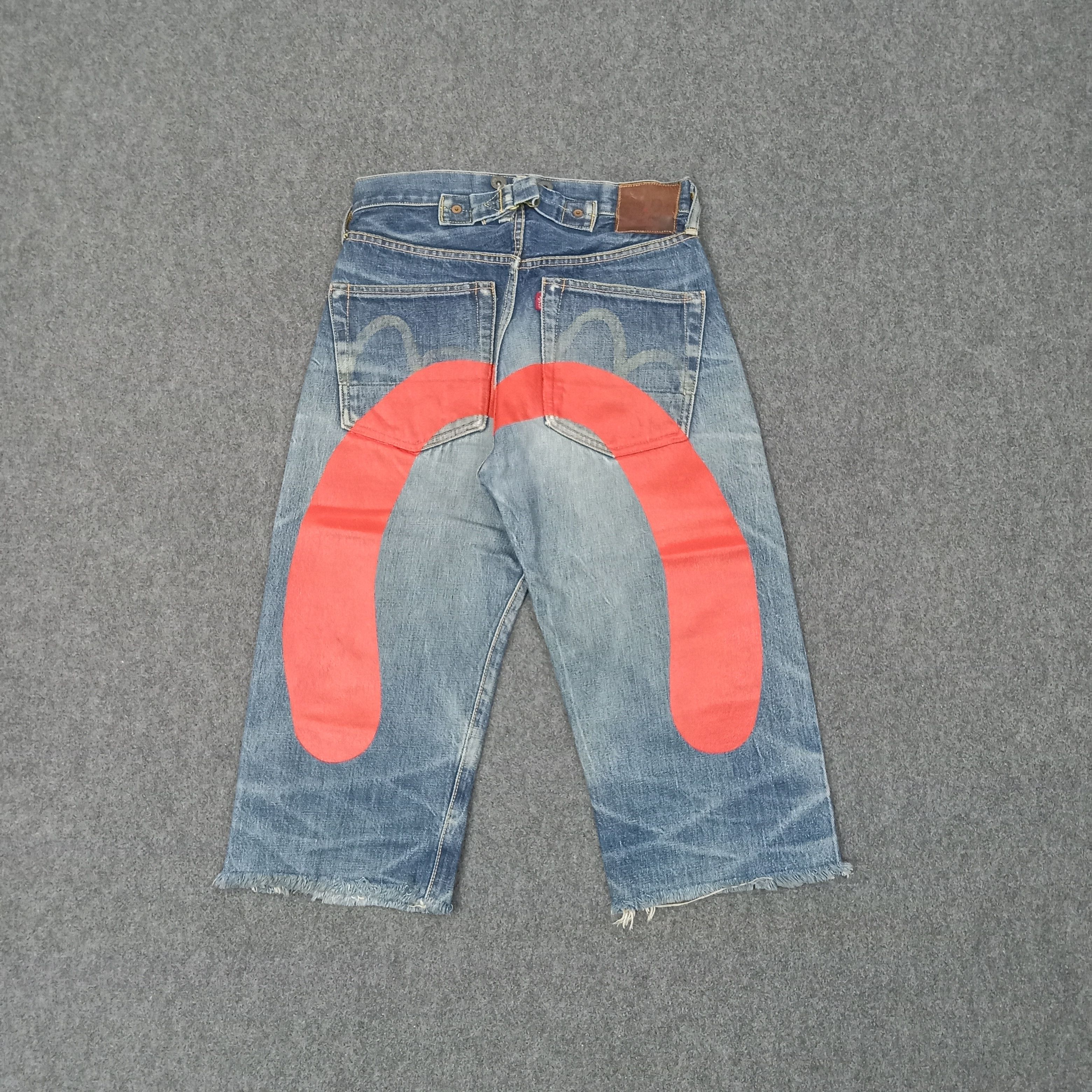 Evisu Evisu Selvedge Japanese 3Q Custom Daicock Jeans C258N14 Size US 27 - 1 Thumbnail