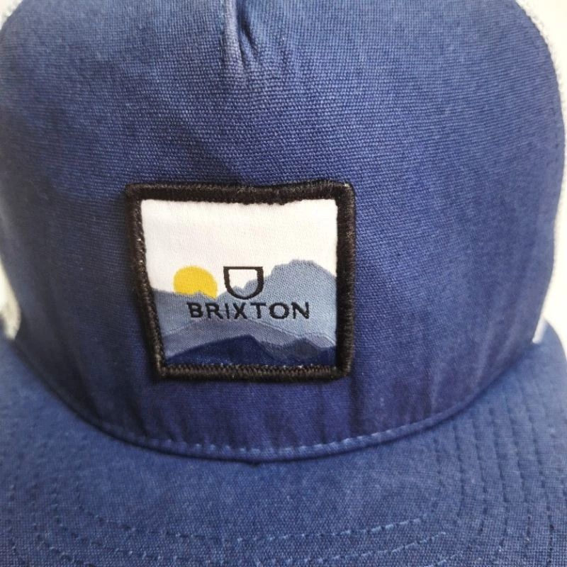 Brixton × Vintage Brixton Alpha Block Trucker Hat Olive Embroidered Cap Size ONE SIZE - 2 Thumbnail