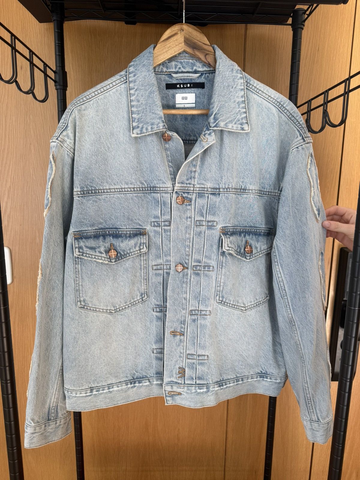 Ksubi KSUBI DOUBLEDOWN OH G PARAGON KRAFT DENIM JACKET Size US L / EU 52-54 / 3 - 1 Thumbnail
