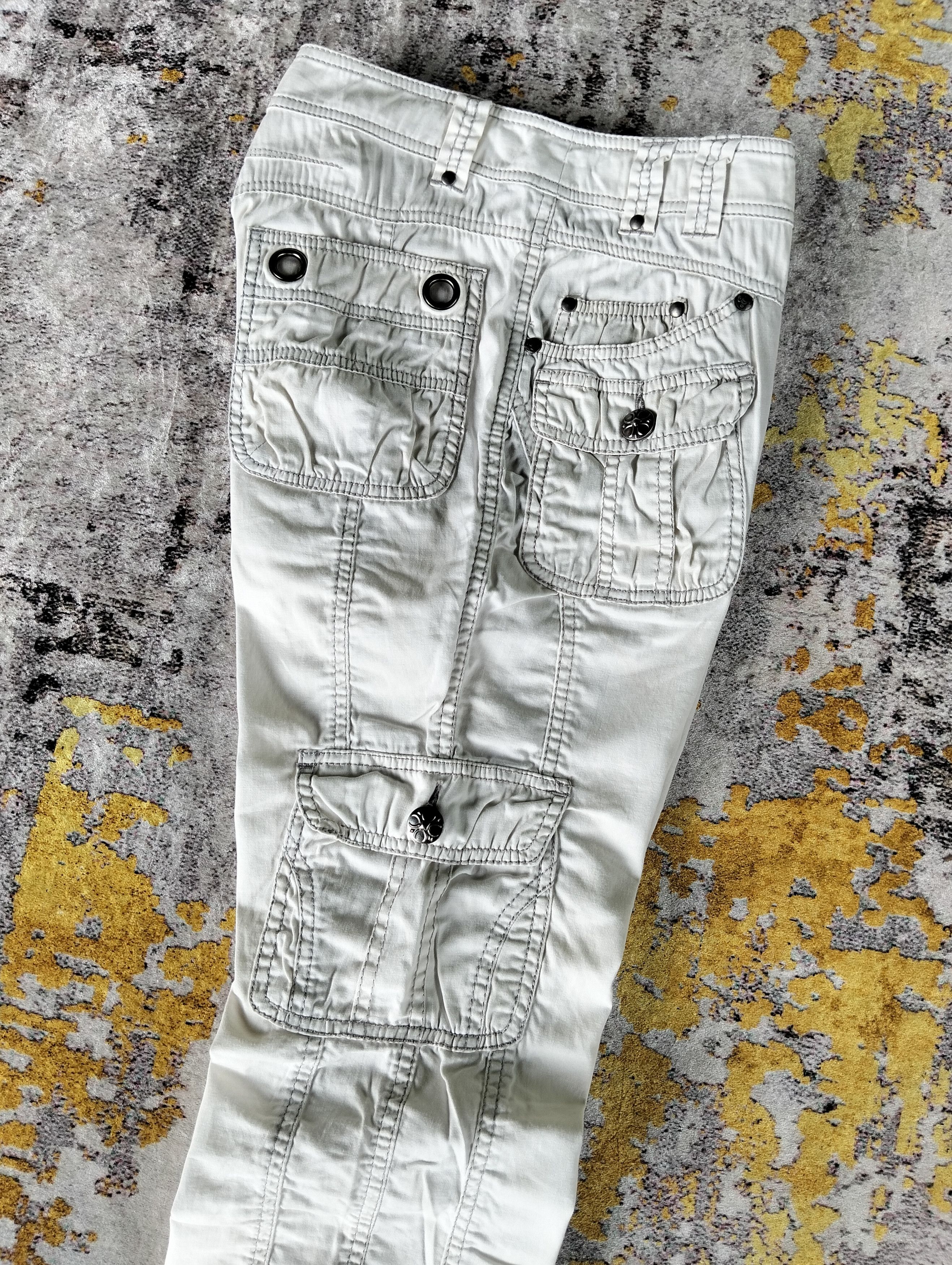 If Six Was Nine 2000s Japanese Lucas Cargo Multi Pocket Button Cross Pants Size US 28 / EU 44 - 10 Thumbnail