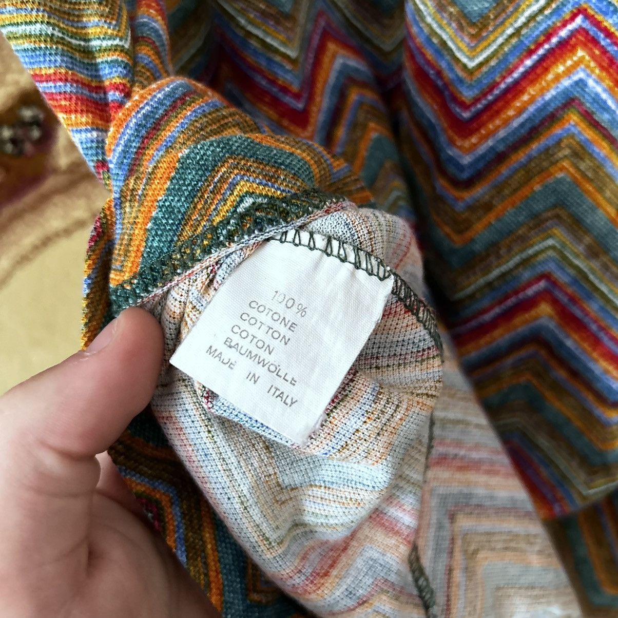 Missoni × Vintage Missoni polo tee Size US M / EU 48-50 / 2 - 5 Thumbnail