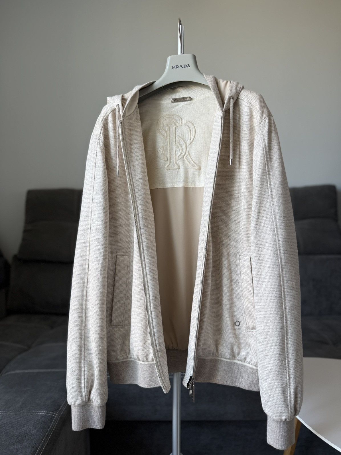 Stefano Ricci RRP~$5990 Stefano Ricci Cashmere Silk Linen Bomber Jacket Size US M / EU 48-50 / 2 - 10 Thumbnail