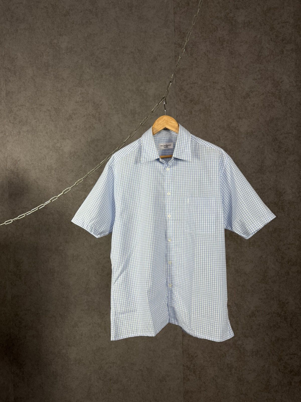 Yves Saint Laurent YSL Yves Saint Laurent vintage luxury designer shirt Size US L / EU 52-54 / 3 - 1 Thumbnail