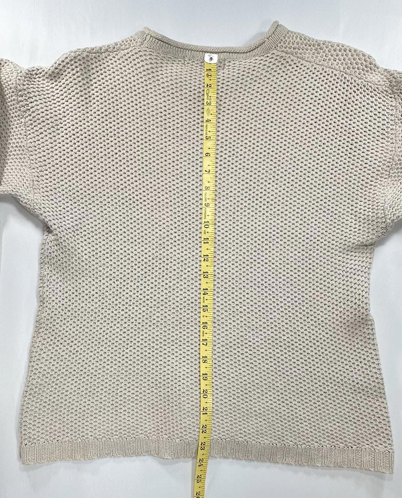 Greatland Apparel GreatLand Cable-Knit Ramie/Cotton Blend Sweater Brown Mens L Size US L / EU 52-54 / 3 - 2 Thumbnail