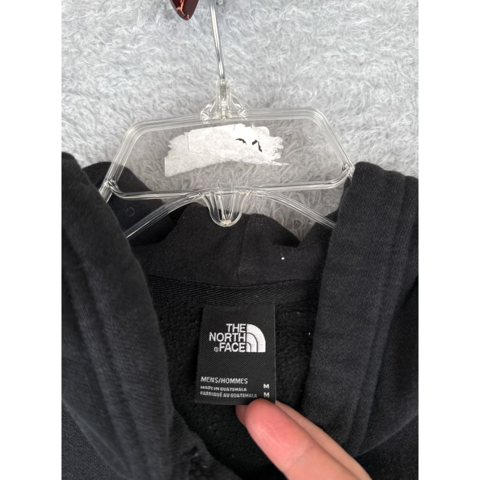 The North Face The North Face Hoodie Mens M Black Pullover Cotton Blend Logo Pockets 90s? (adjusted) Size US M / EU 48-50 / 2 - 7 Thumbnail